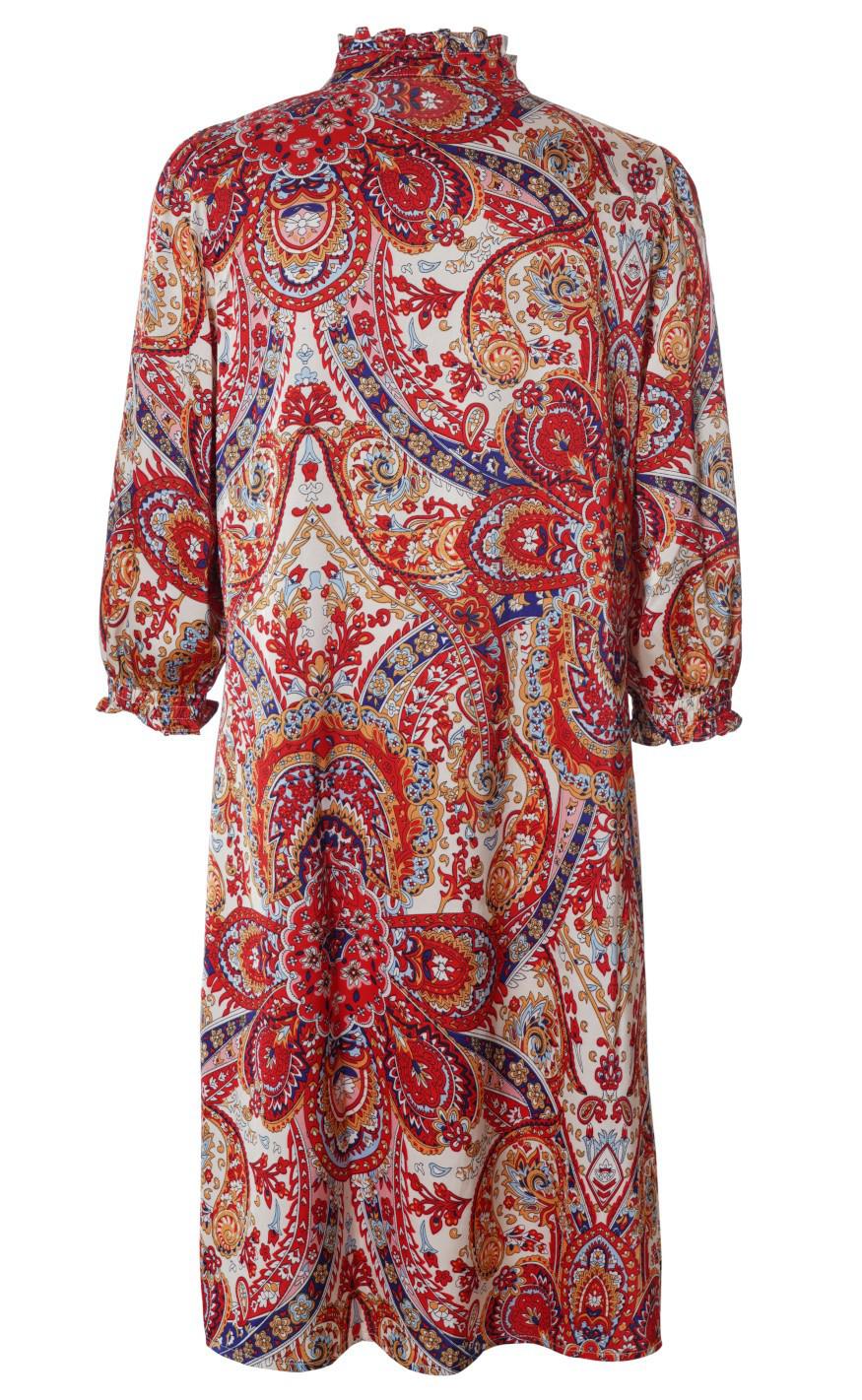 INA Copenhagen Kjole - Camilla - Red Paisley