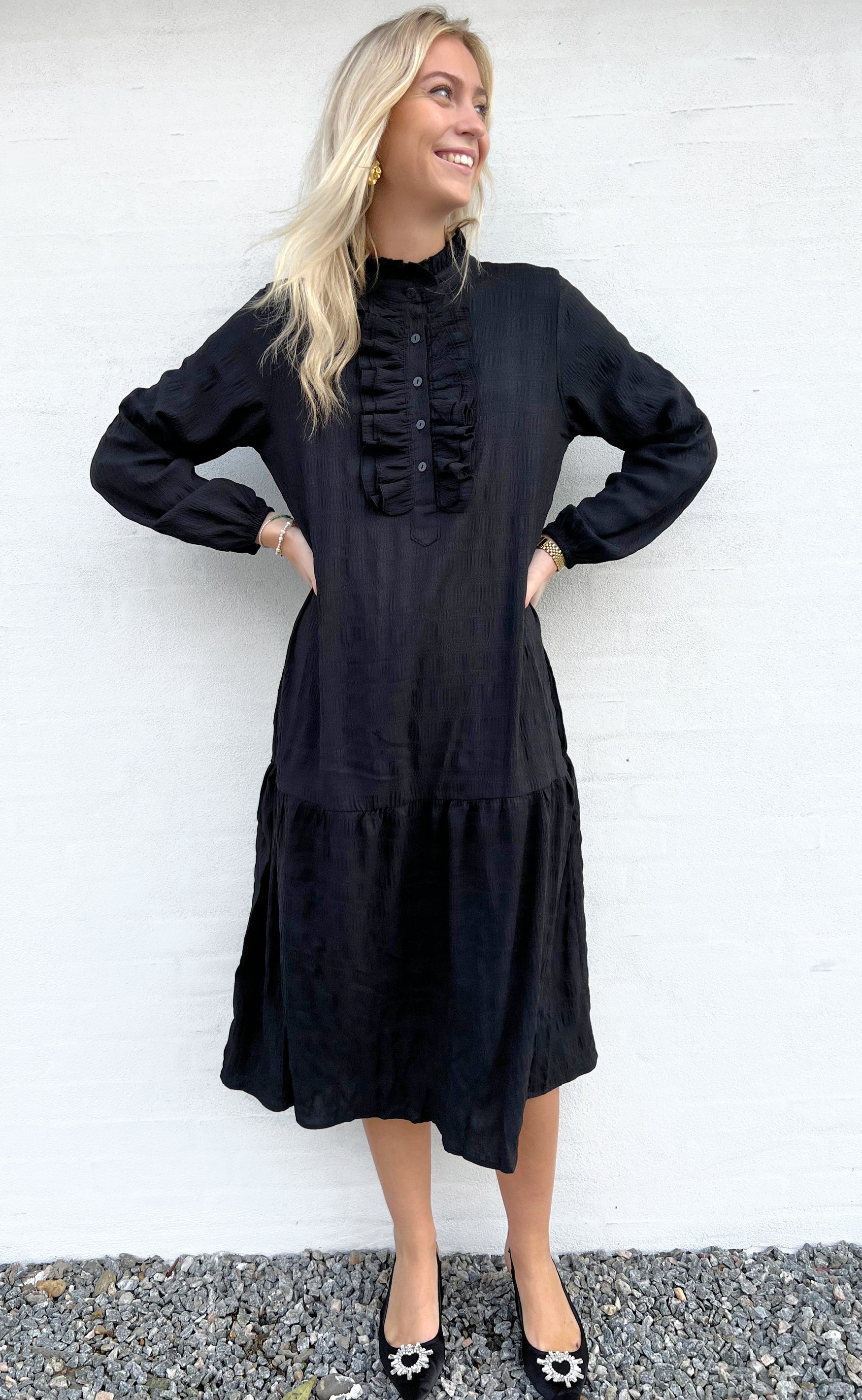 INA Copenhagen Kjole - Cecilia - Black