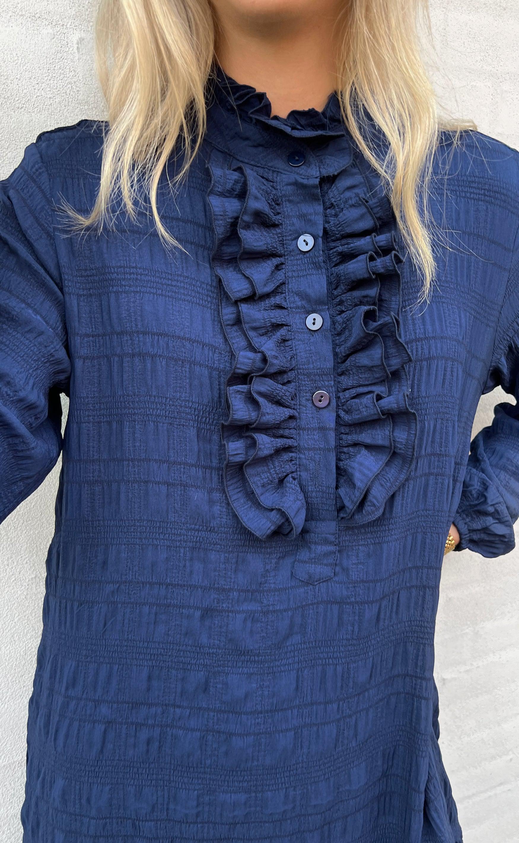INA Copenhagen Kjole - Cecilia - Dark Blue