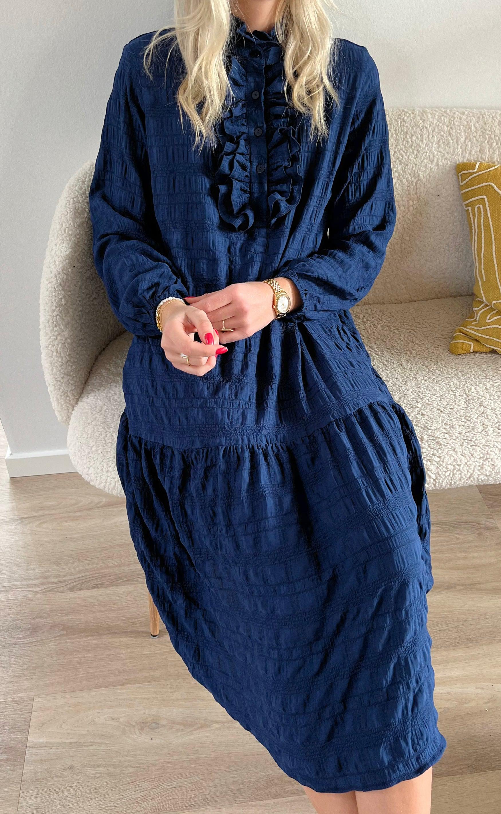 INA Copenhagen Kjole - Cecilia - Dark Blue