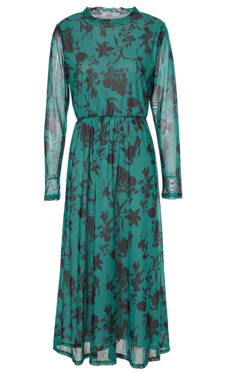 INA Copenhagen Kjole - Claura - Green Leaf
