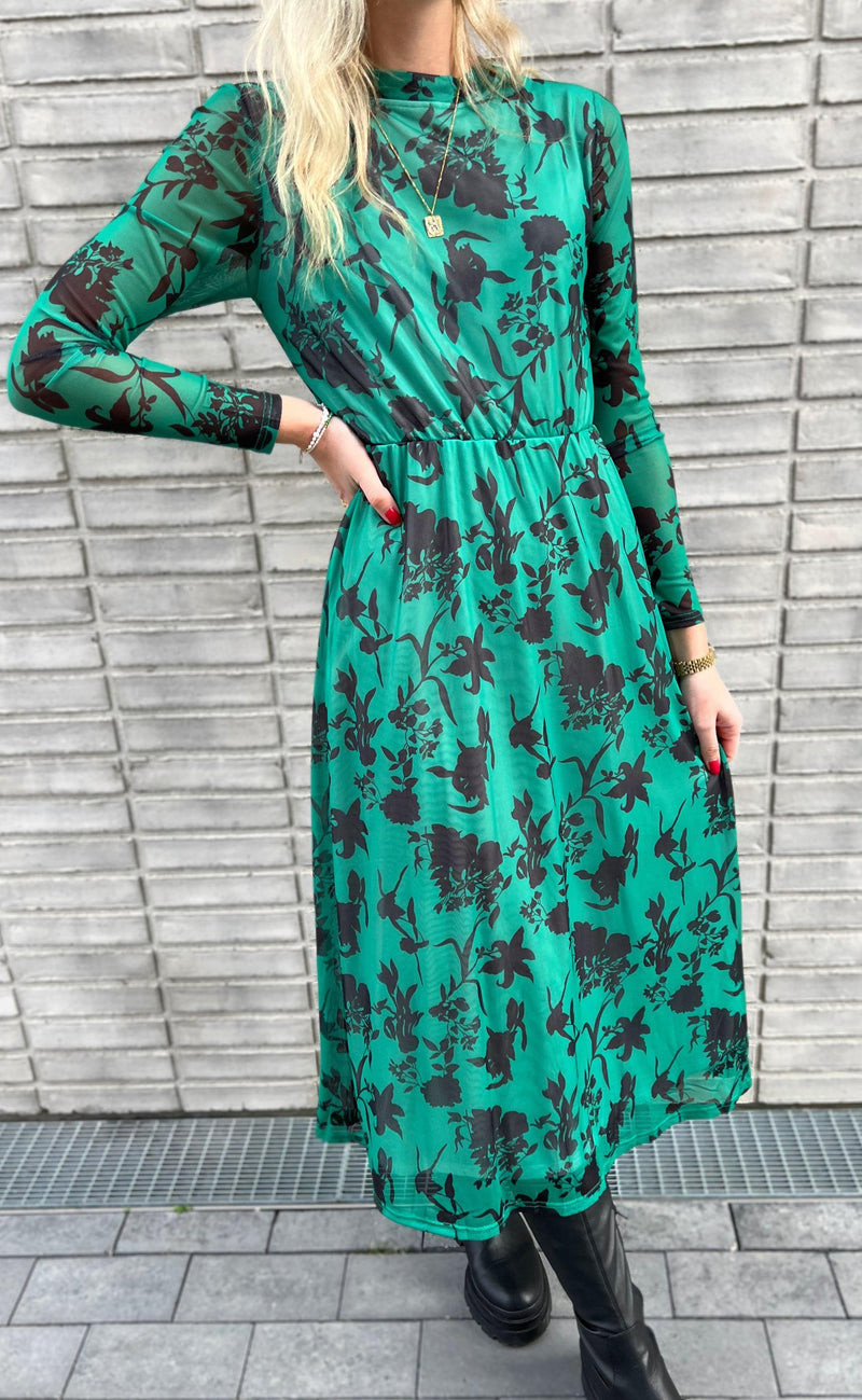 INA Copenhagen Kjole - Claura - Green Leaf