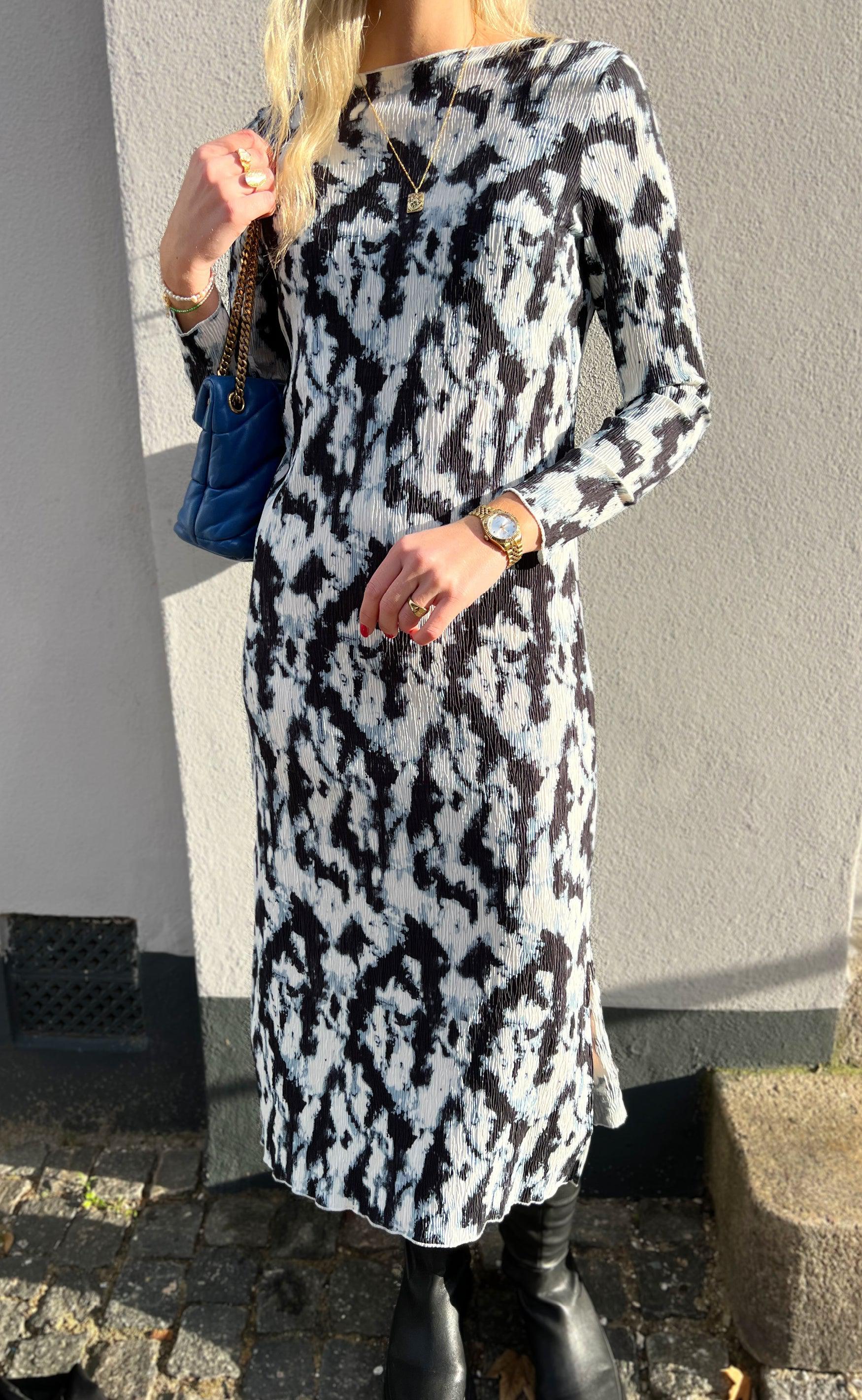 INA Copenhagen Kjole - Ditte - Dark Tie Dye