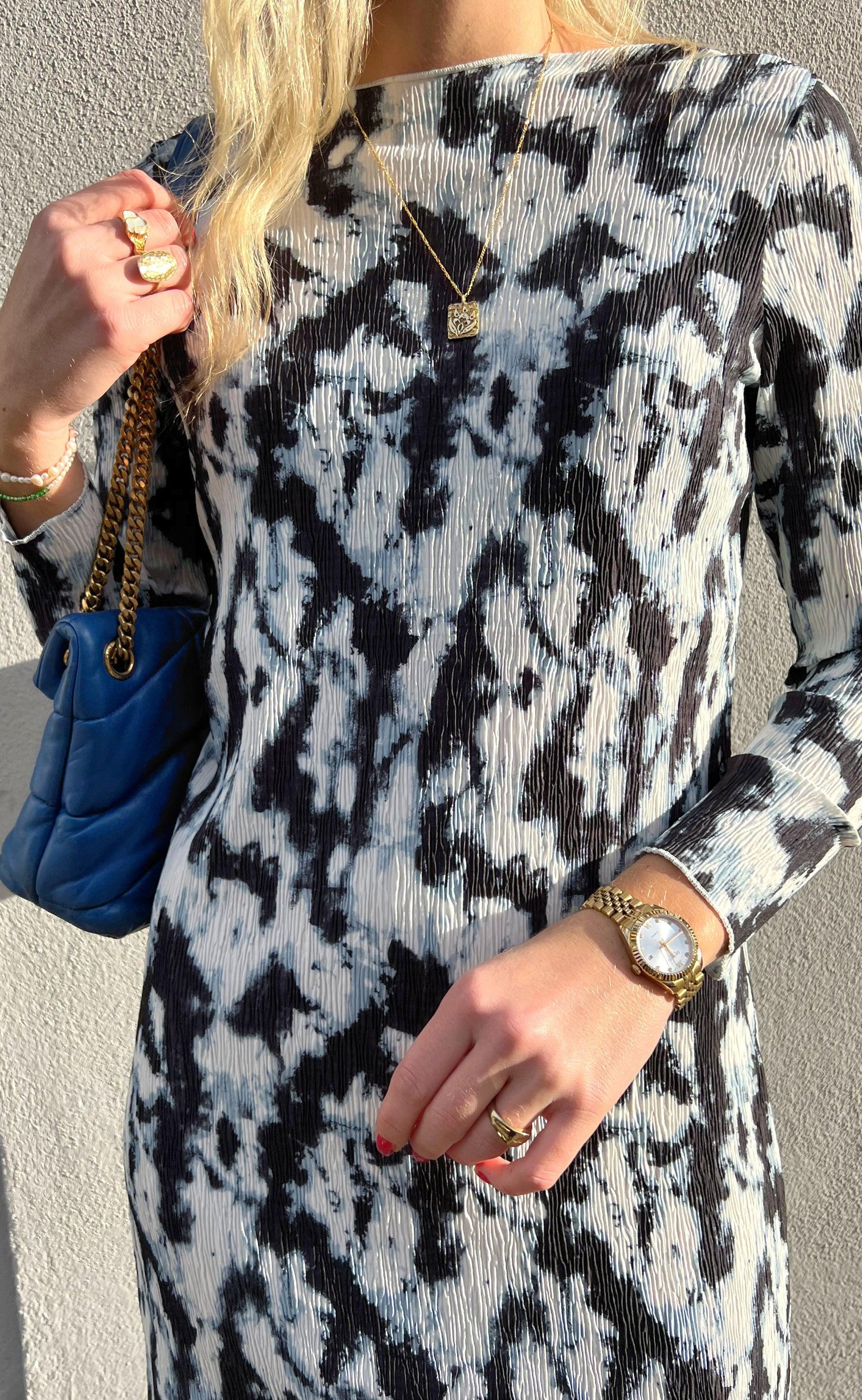 INA Copenhagen Kjole - Ditte - Dark Tie Dye