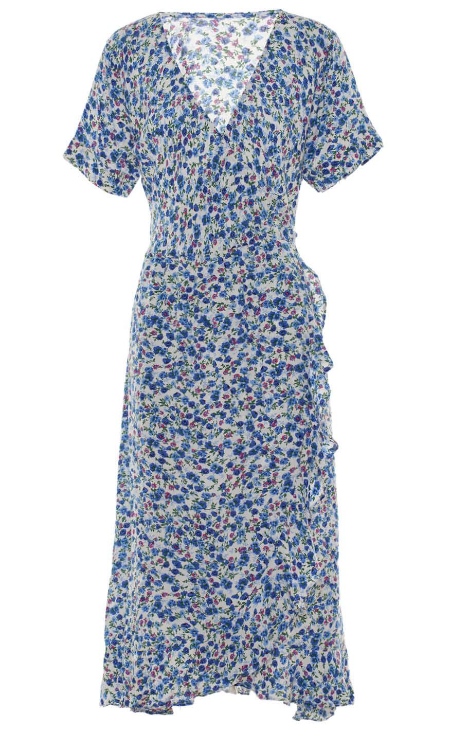 INA Copenhagen Kjole - Ella - Blue Flower
