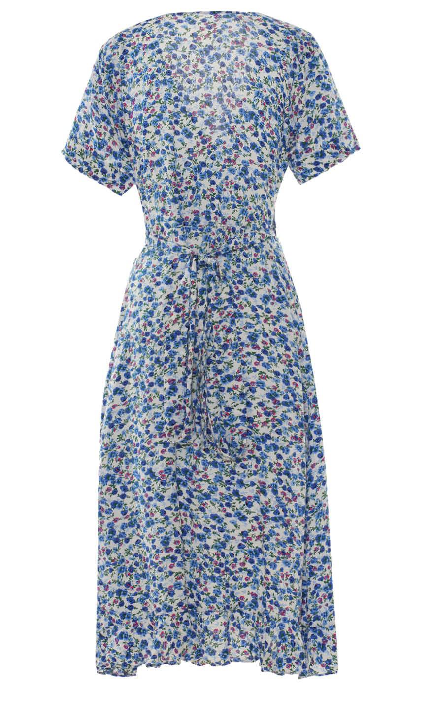 INA Copenhagen Kjole - Ella - Blue Flower