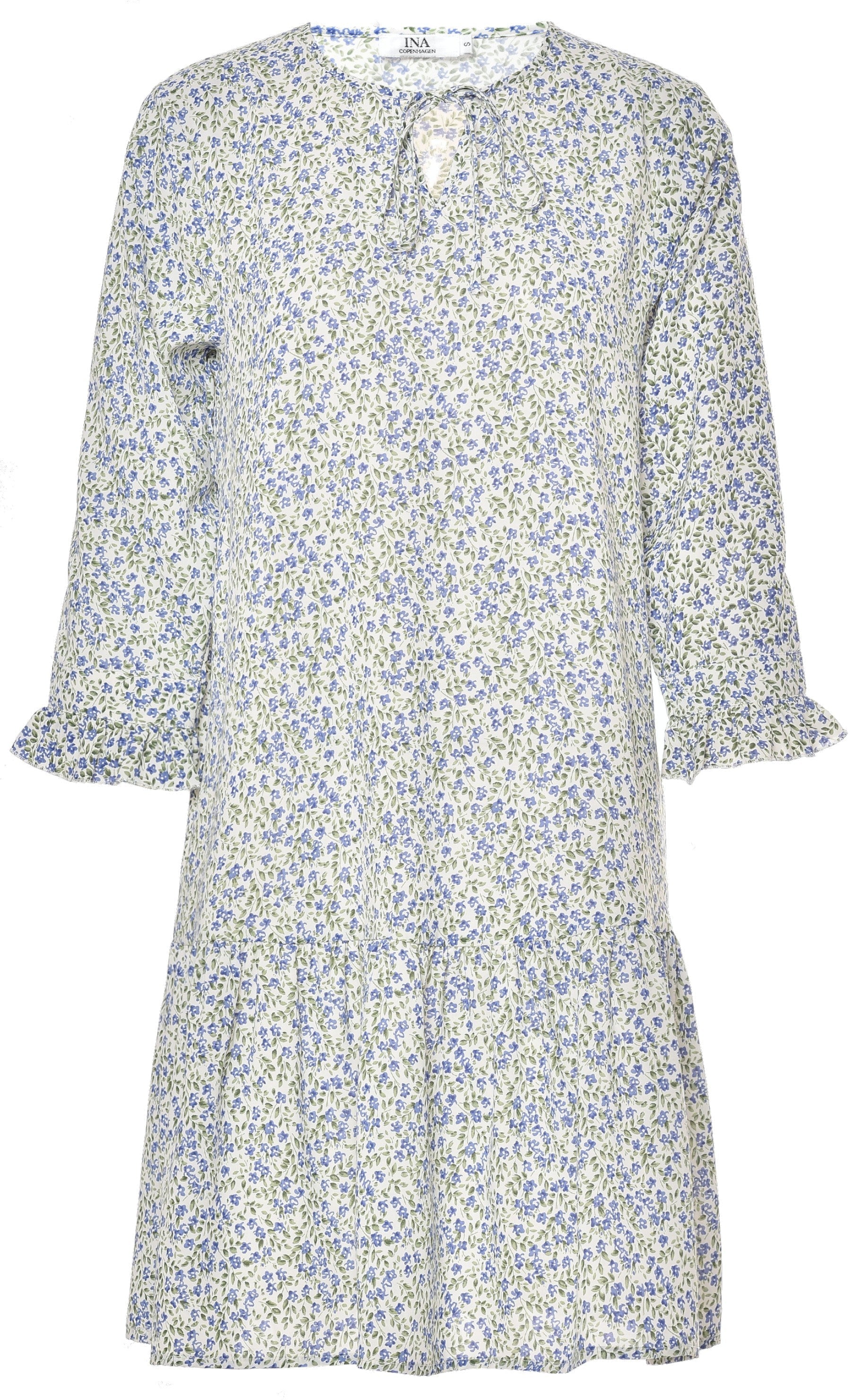 INA Copenhagen Kjole - Freja - Blue Flower
