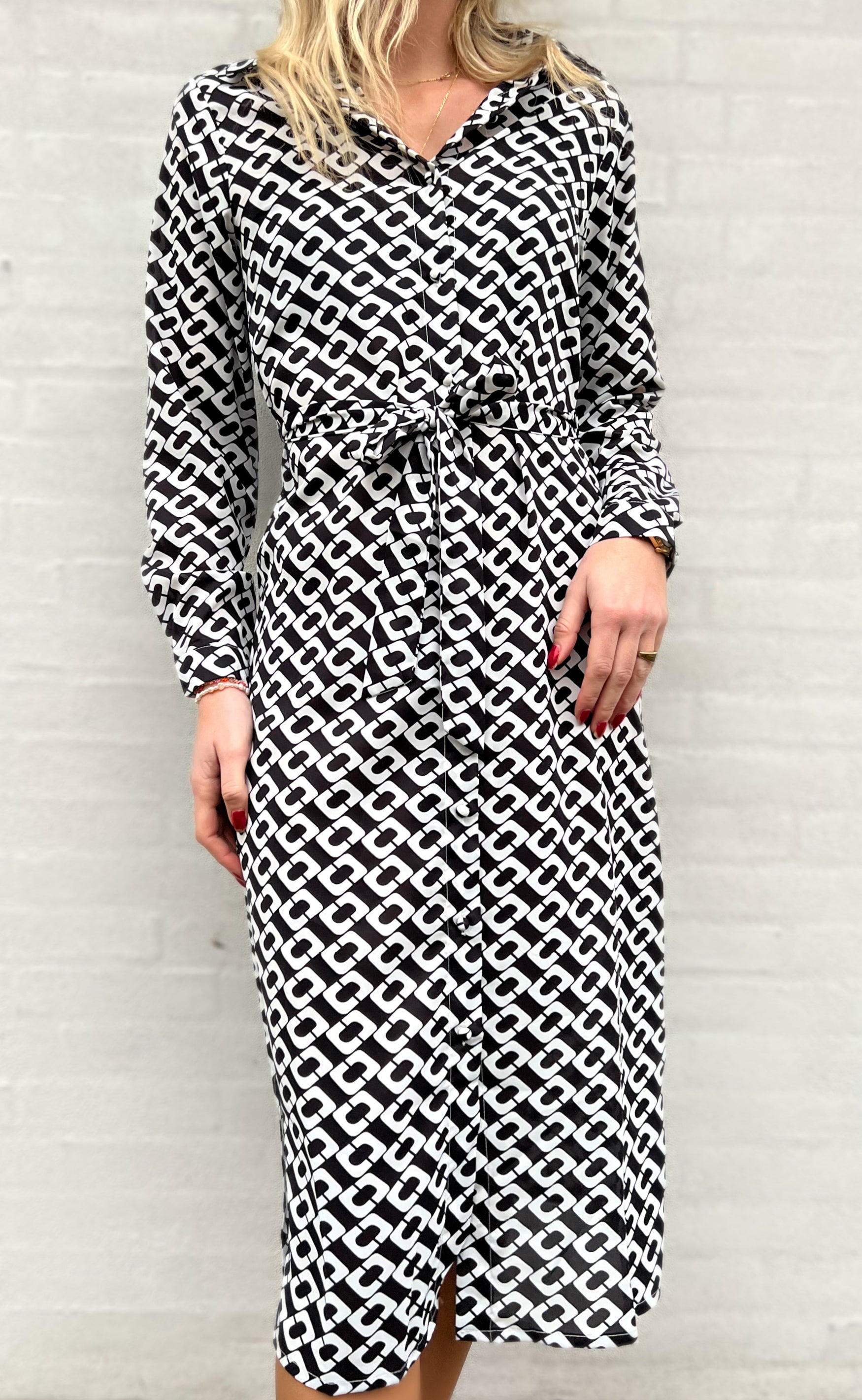 INA Copenhagen Kjole - Isa - Black Square