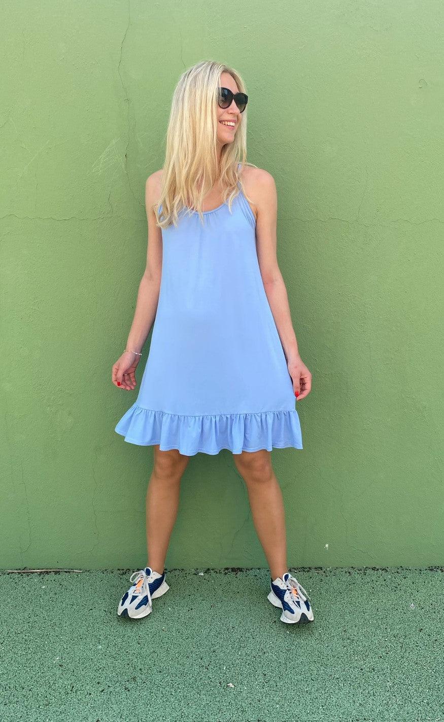 INA Copenhagen Kjole - Lara - Light Blue