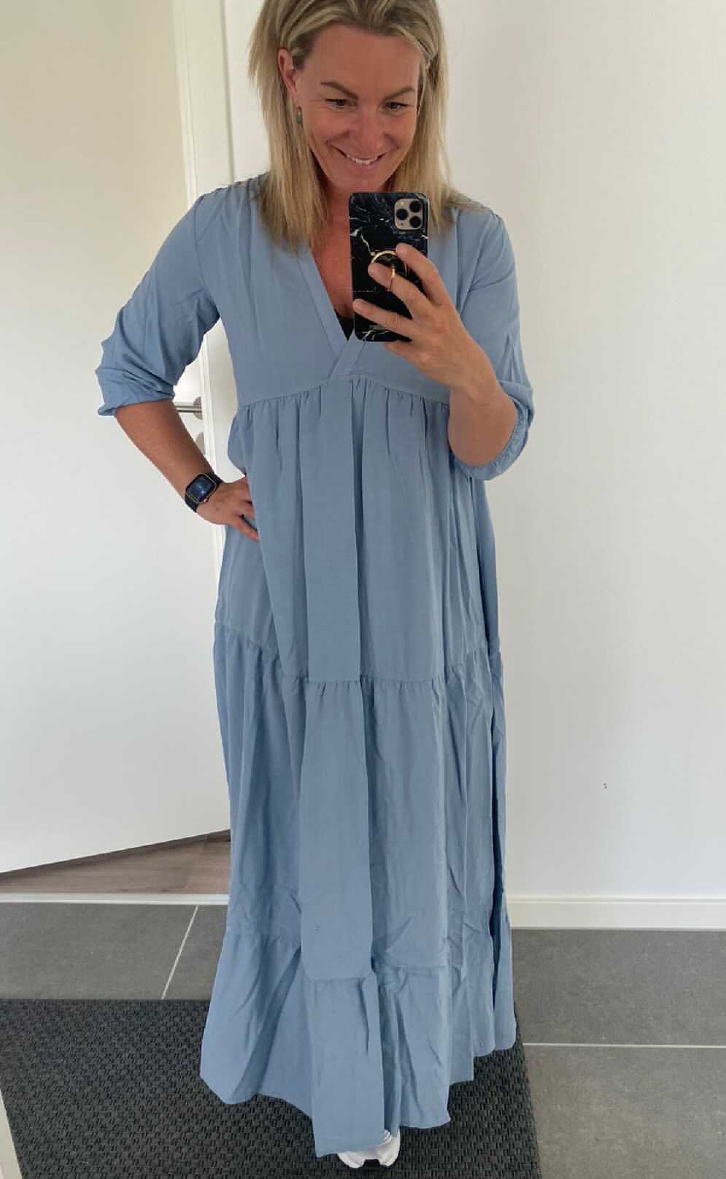 INA Copenhagen Kjole - Laura - Dusty Blue