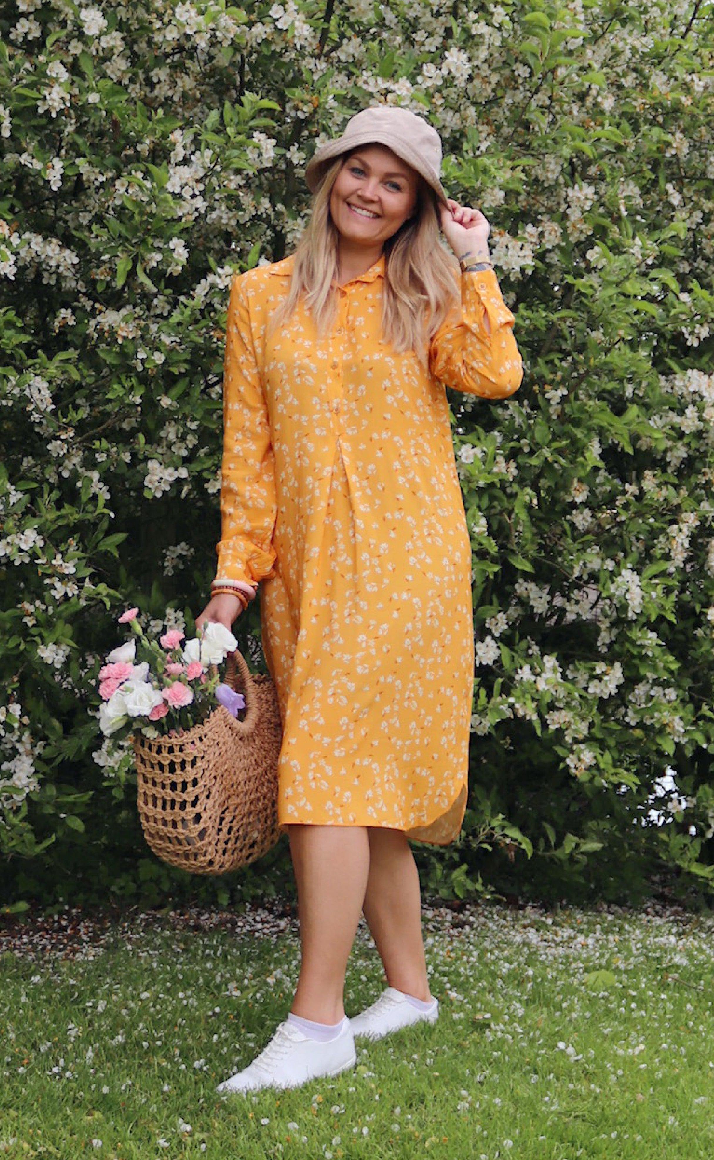 INA Copenhagen Kjole - Lilli - Golden Flower