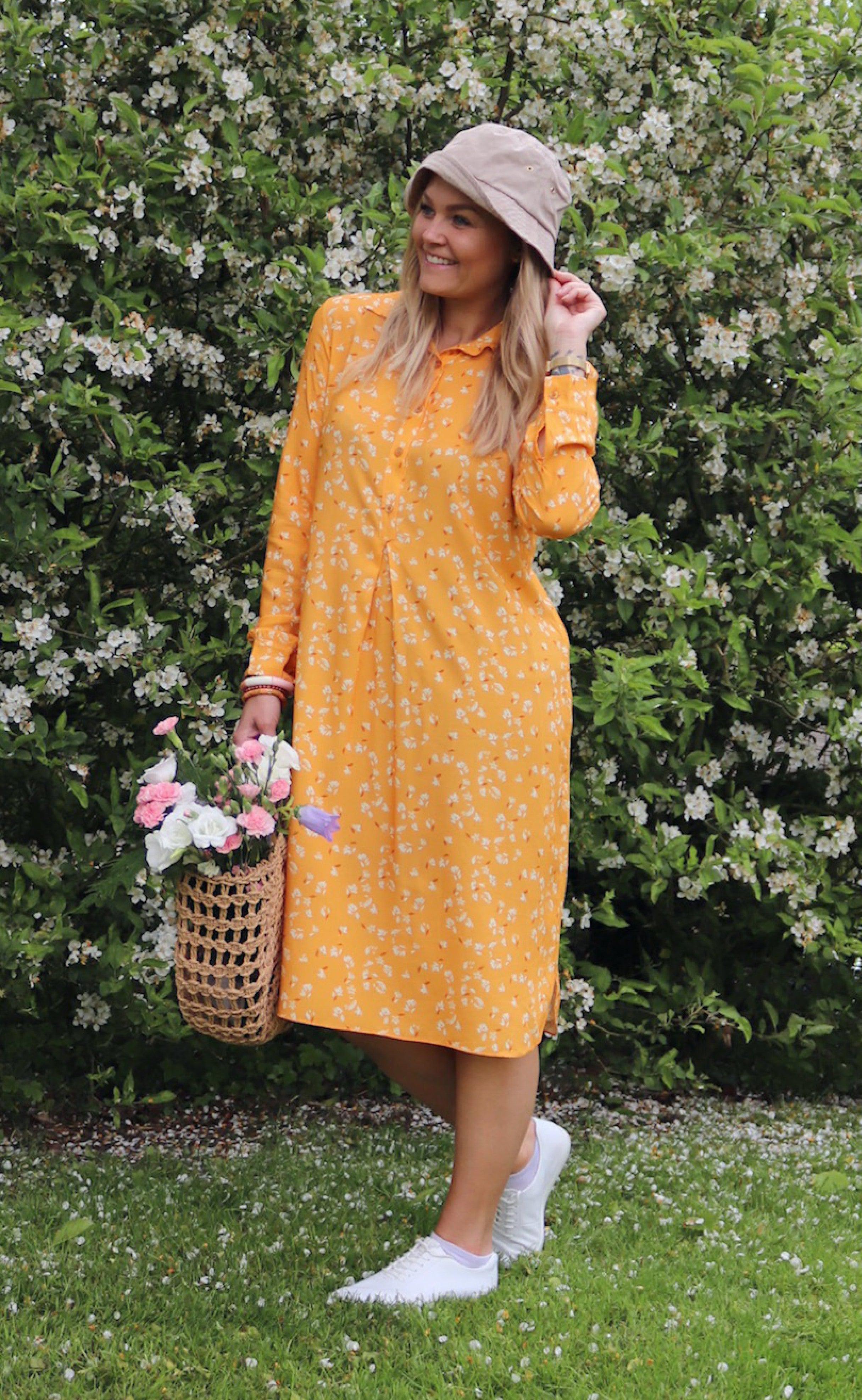 INA Copenhagen Kjole - Lilli - Golden Flower