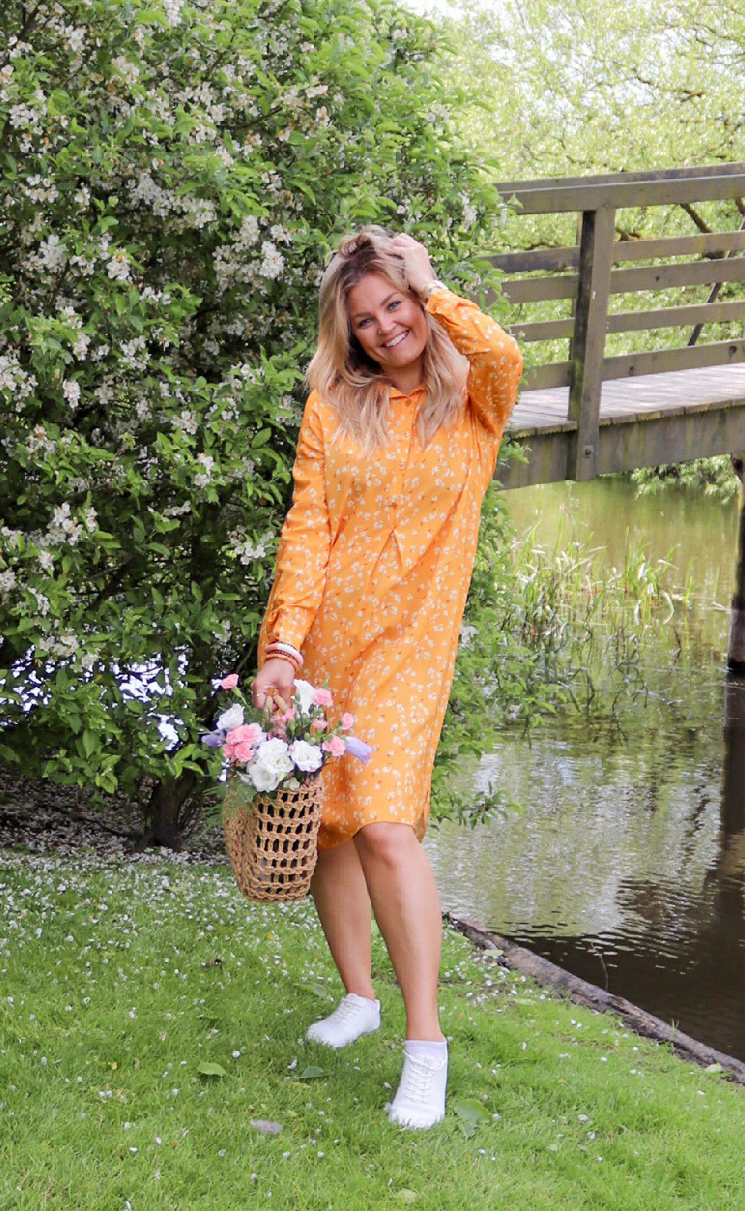 INA Copenhagen Kjole - Lilli - Golden Flower