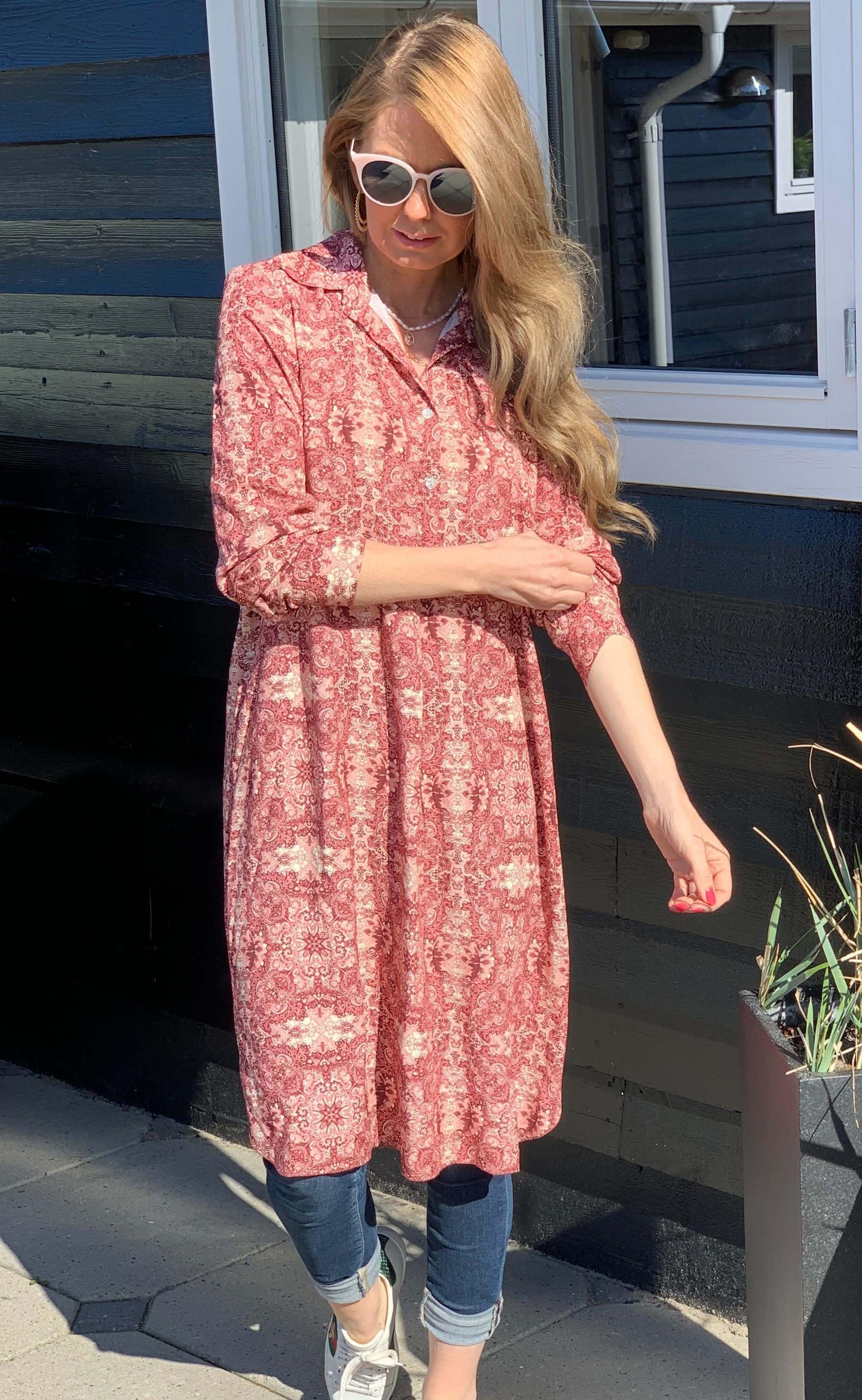 INA Copenhagen Kjole - Lilli - Red Mix