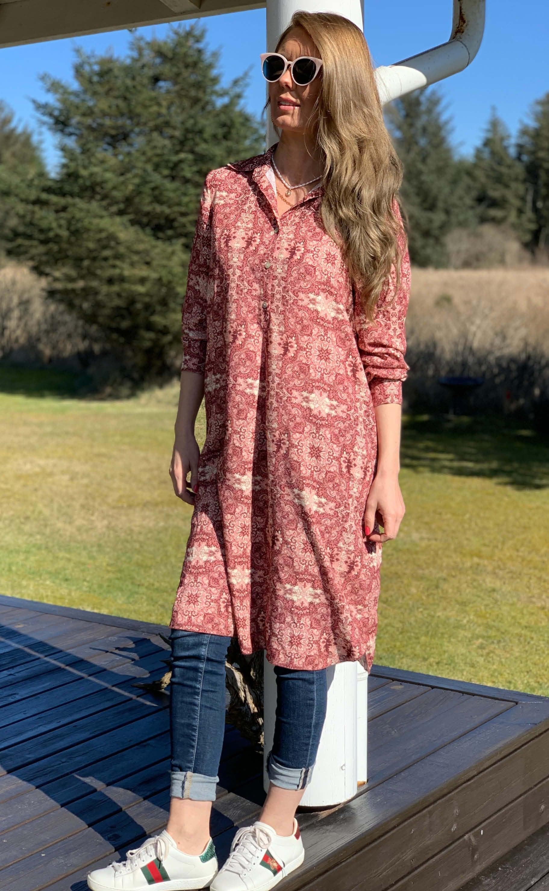 INA Copenhagen Kjole - Lilli - Red Mix