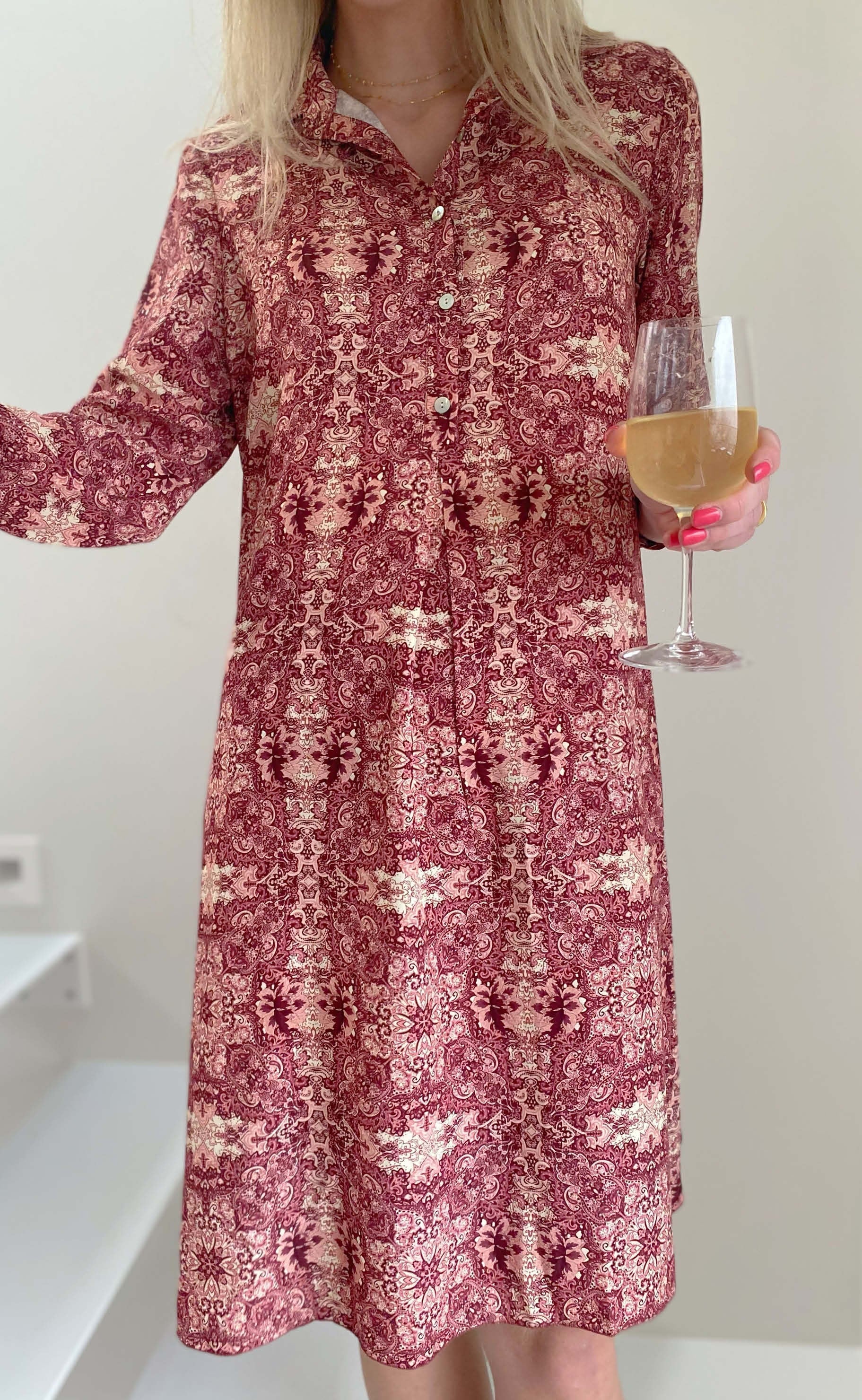 INA Copenhagen Kjole - Lilli - Red Mix