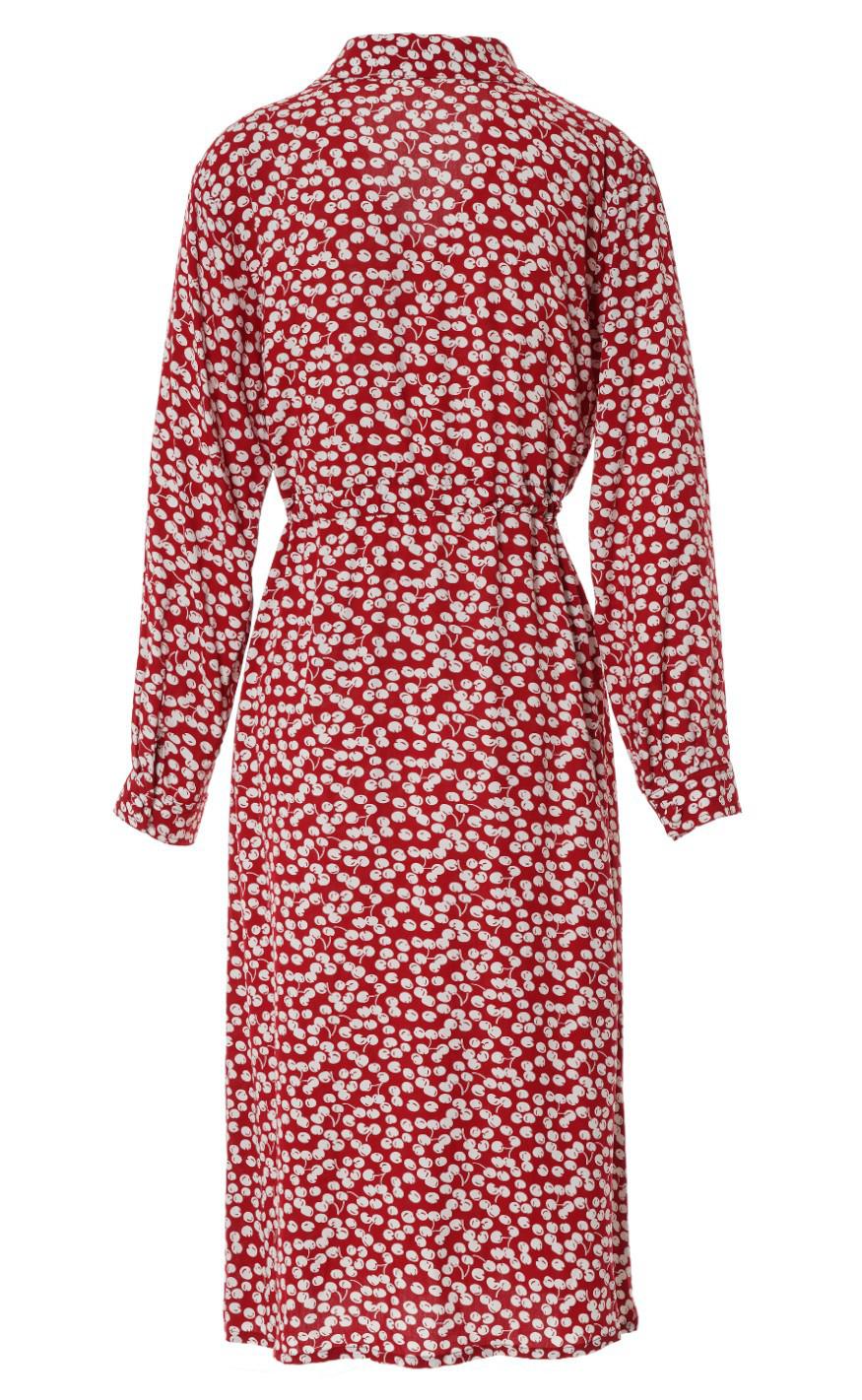 INA Copenhagen Kjole - Louisa - Red/White