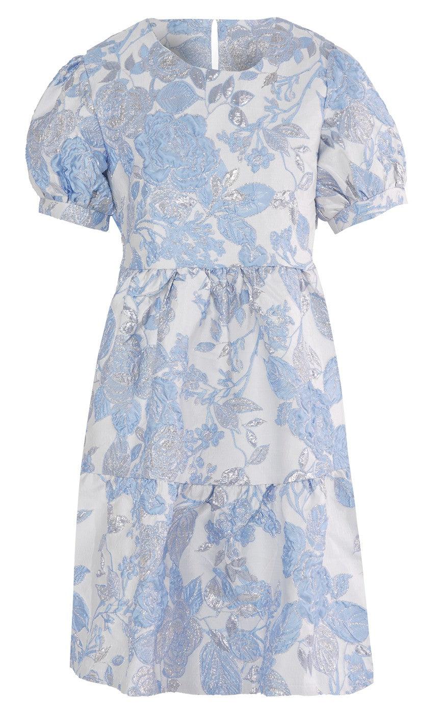 INA Copenhagen Kjole - Melanie - Blue w. Lurex