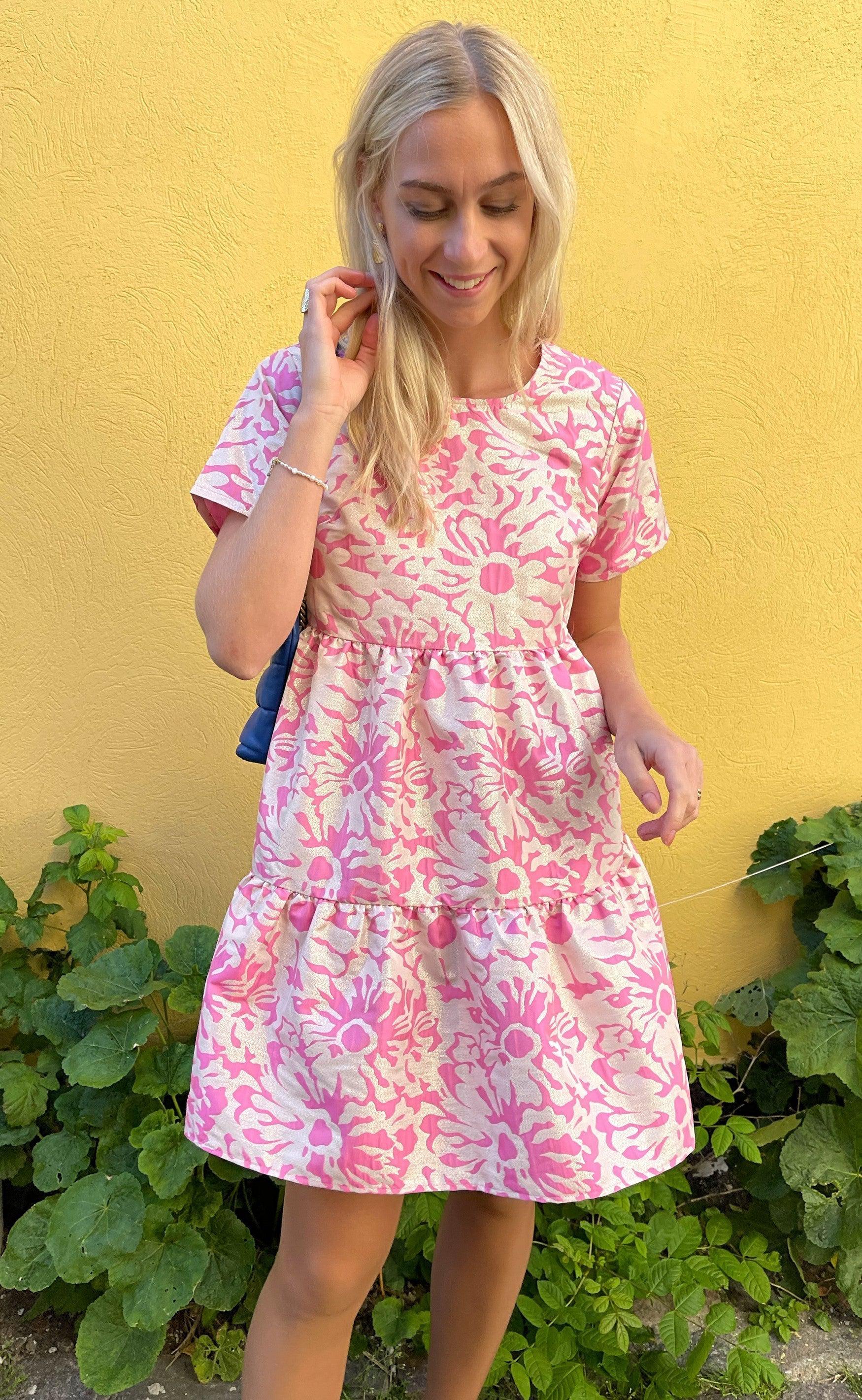 INA Copenhagen Kjole - Melanie - Pink / Glitter
