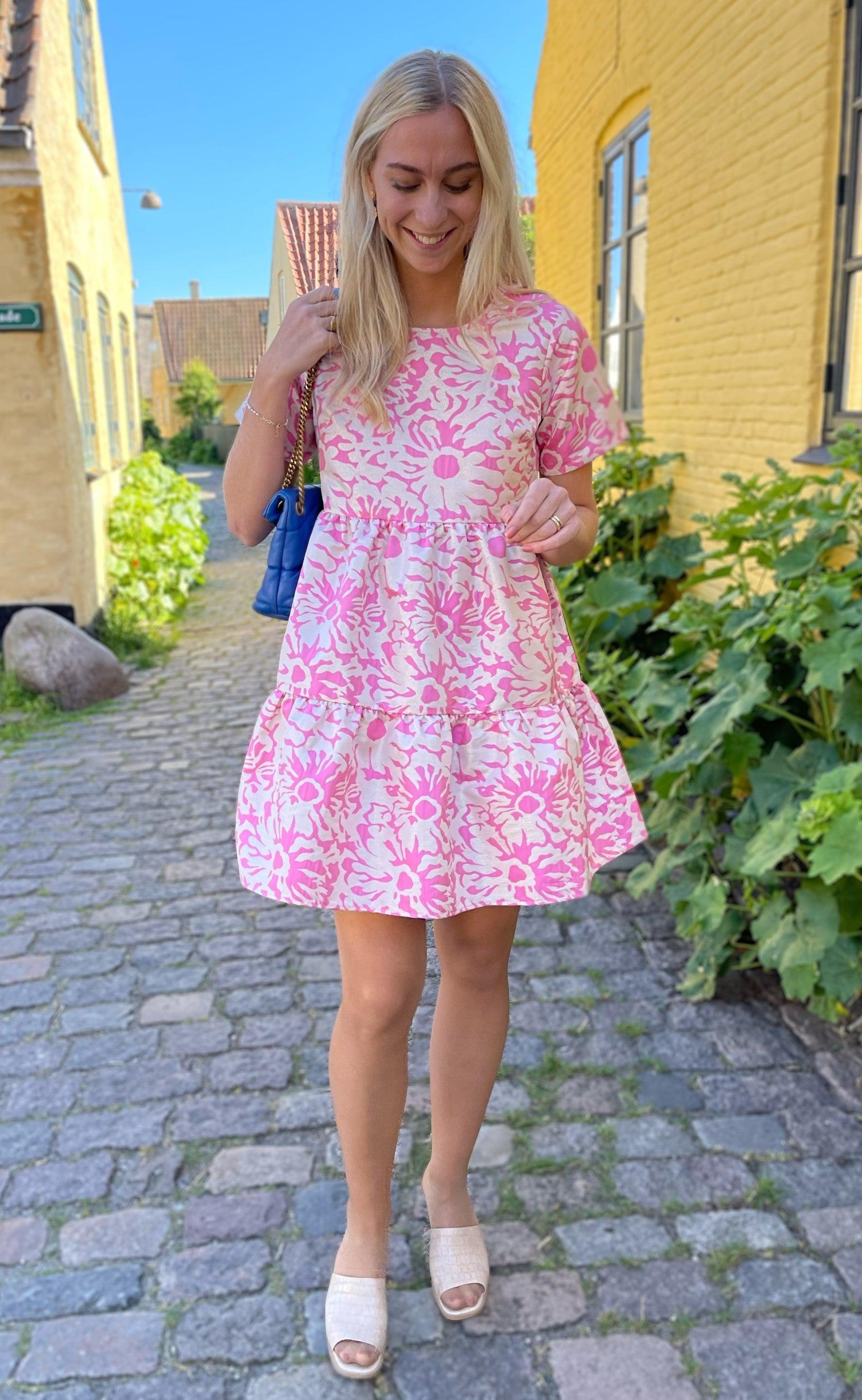 INA Copenhagen Kjole - Melanie - Pink / Glitter