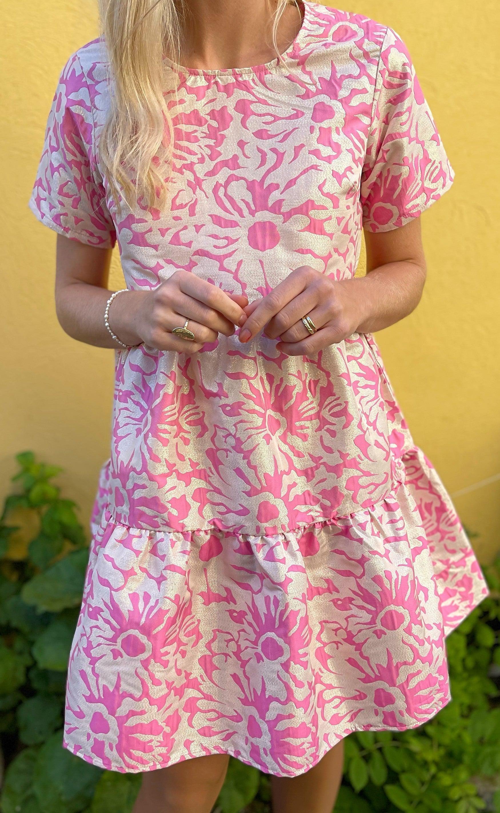INA Copenhagen Kjole - Melanie - Pink / Glitter
