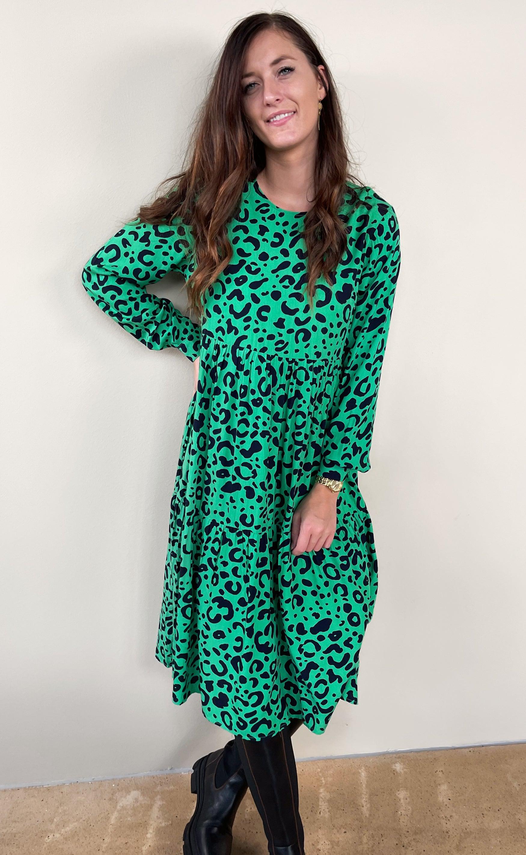 INA Copenhagen Kjole - Milan - Graphic Leopard