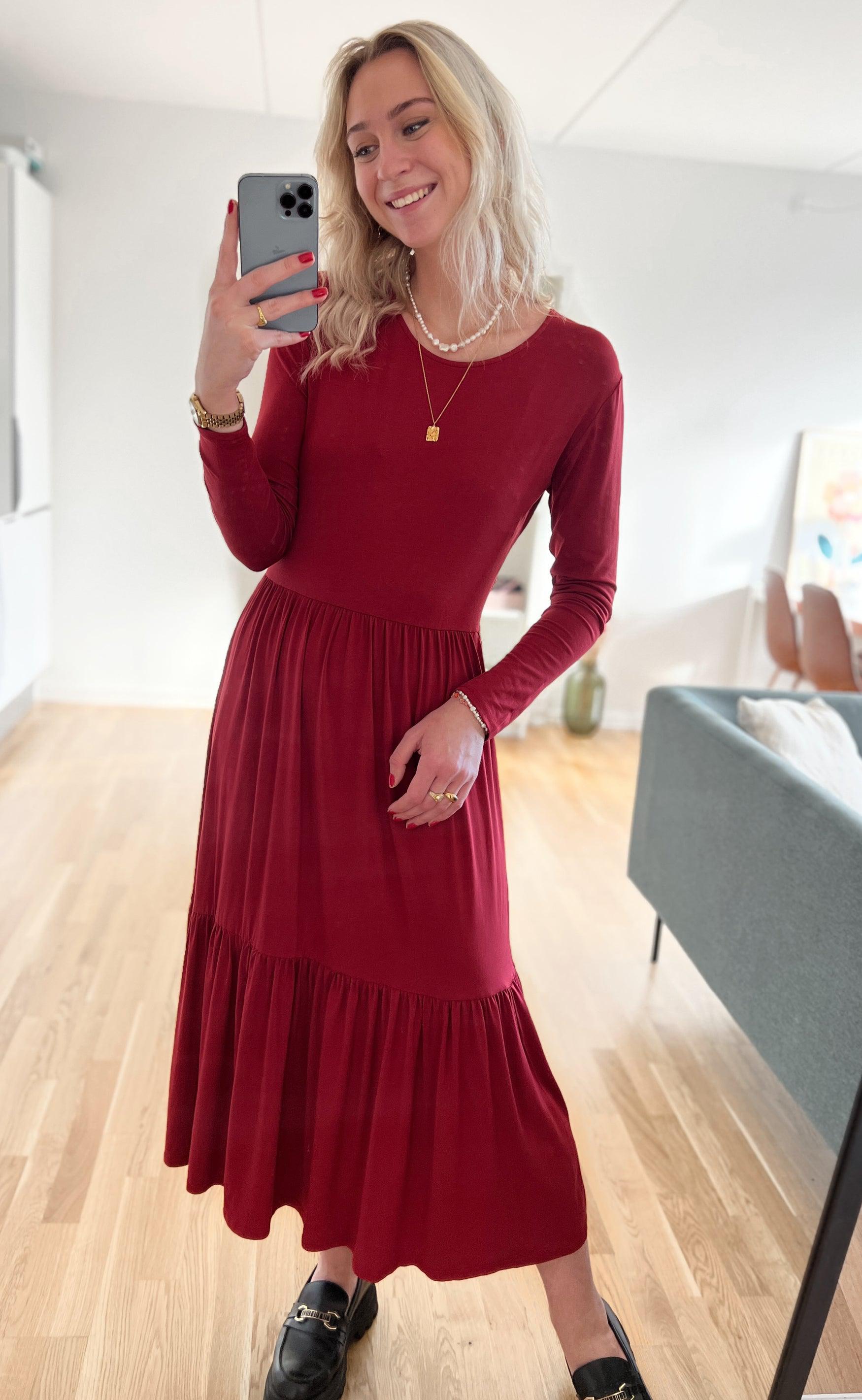 INA Copenhagen Kjole - Milla - Wine