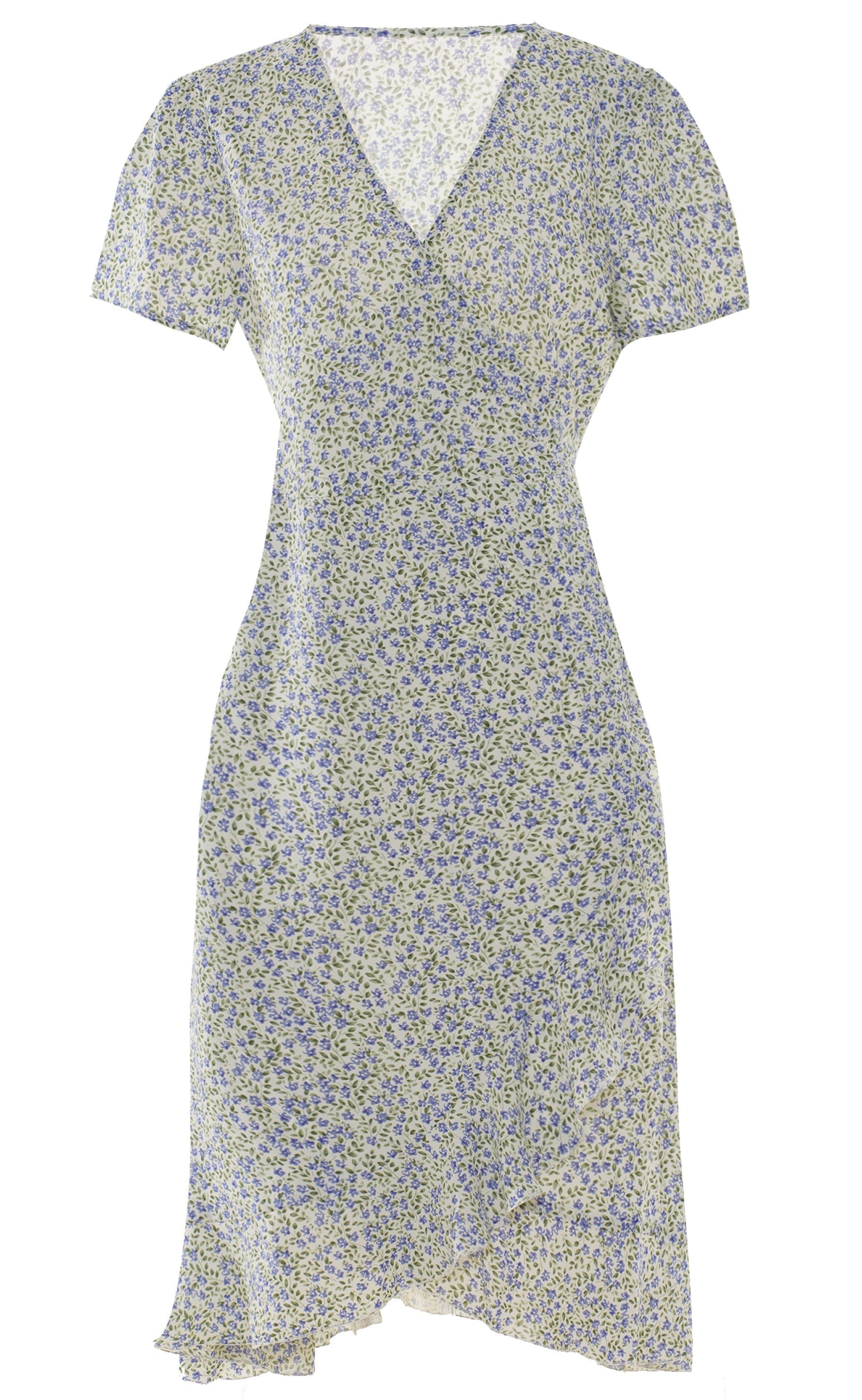 INA Copenhagen Kjole - Nora - Blue Flower