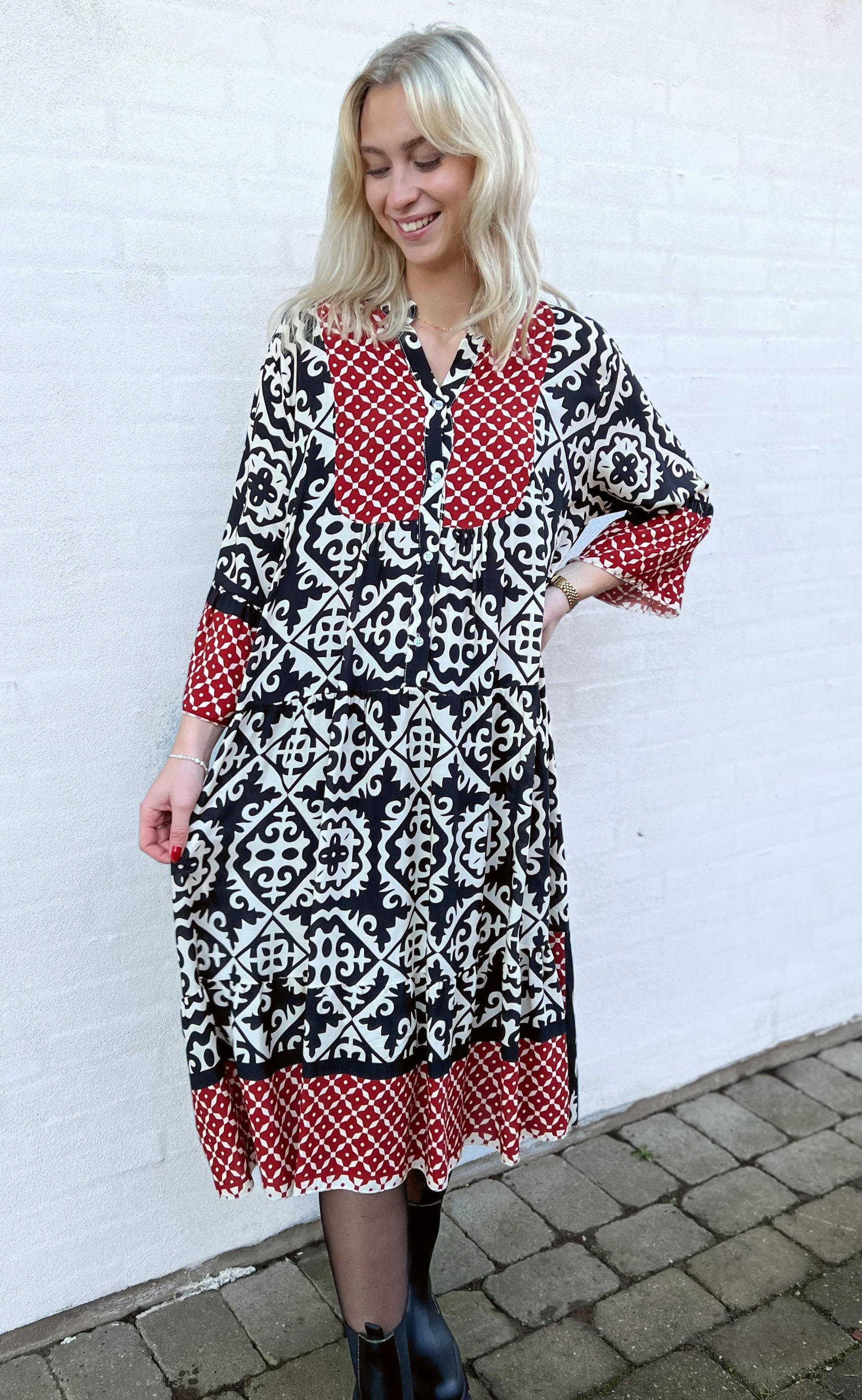 INA Copenhagen Kjole - Pauline - Black Boheme