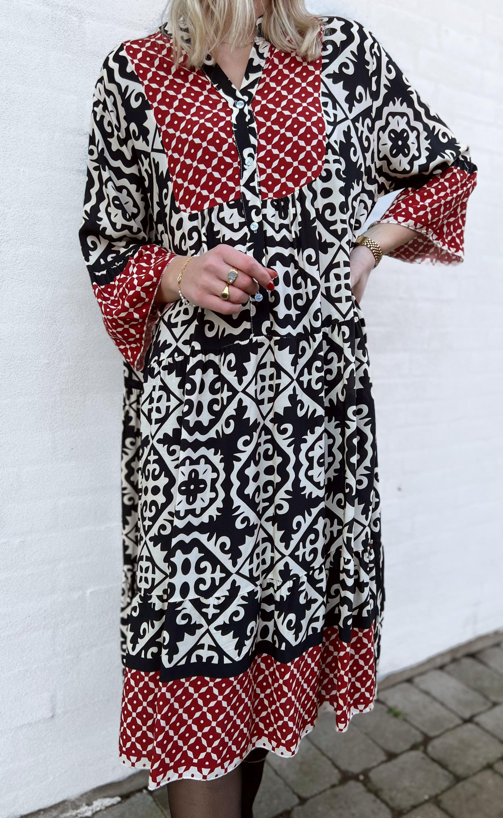 INA Copenhagen Kjole - Pauline - Black Boheme