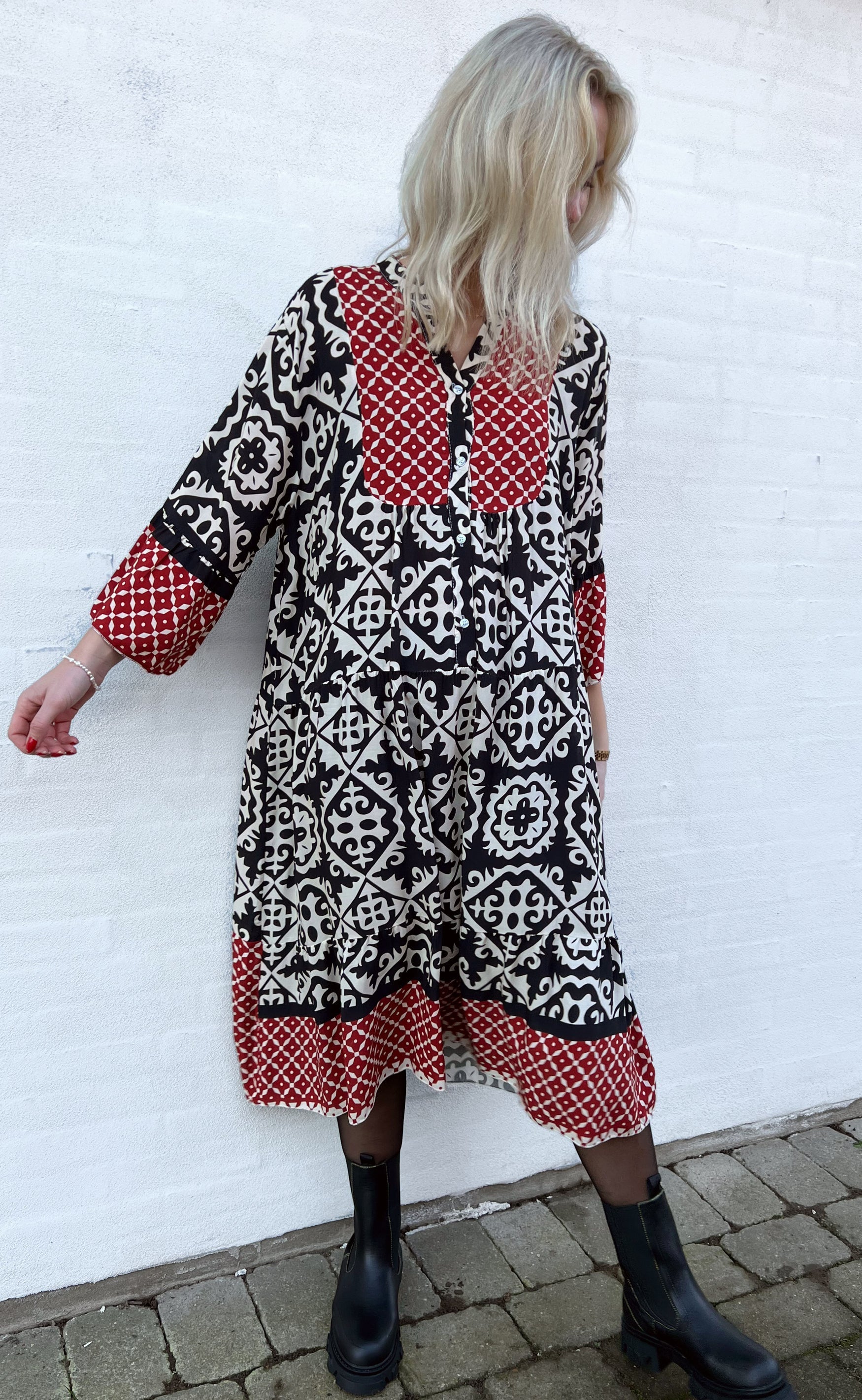 INA Copenhagen Kjole - Pauline - Black Boheme