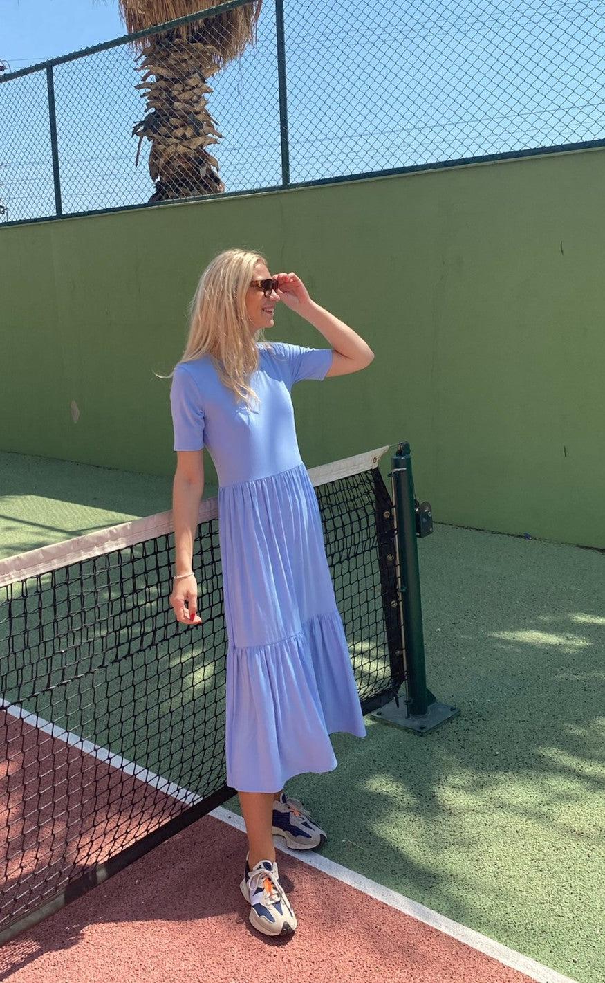 INA Copenhagen Kjole - Soffi - Light Blue