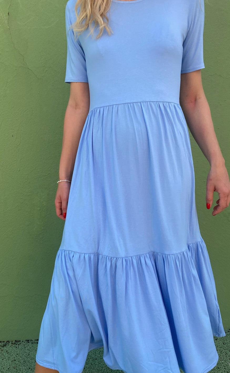 INA Copenhagen Kjole - Soffi - Light Blue