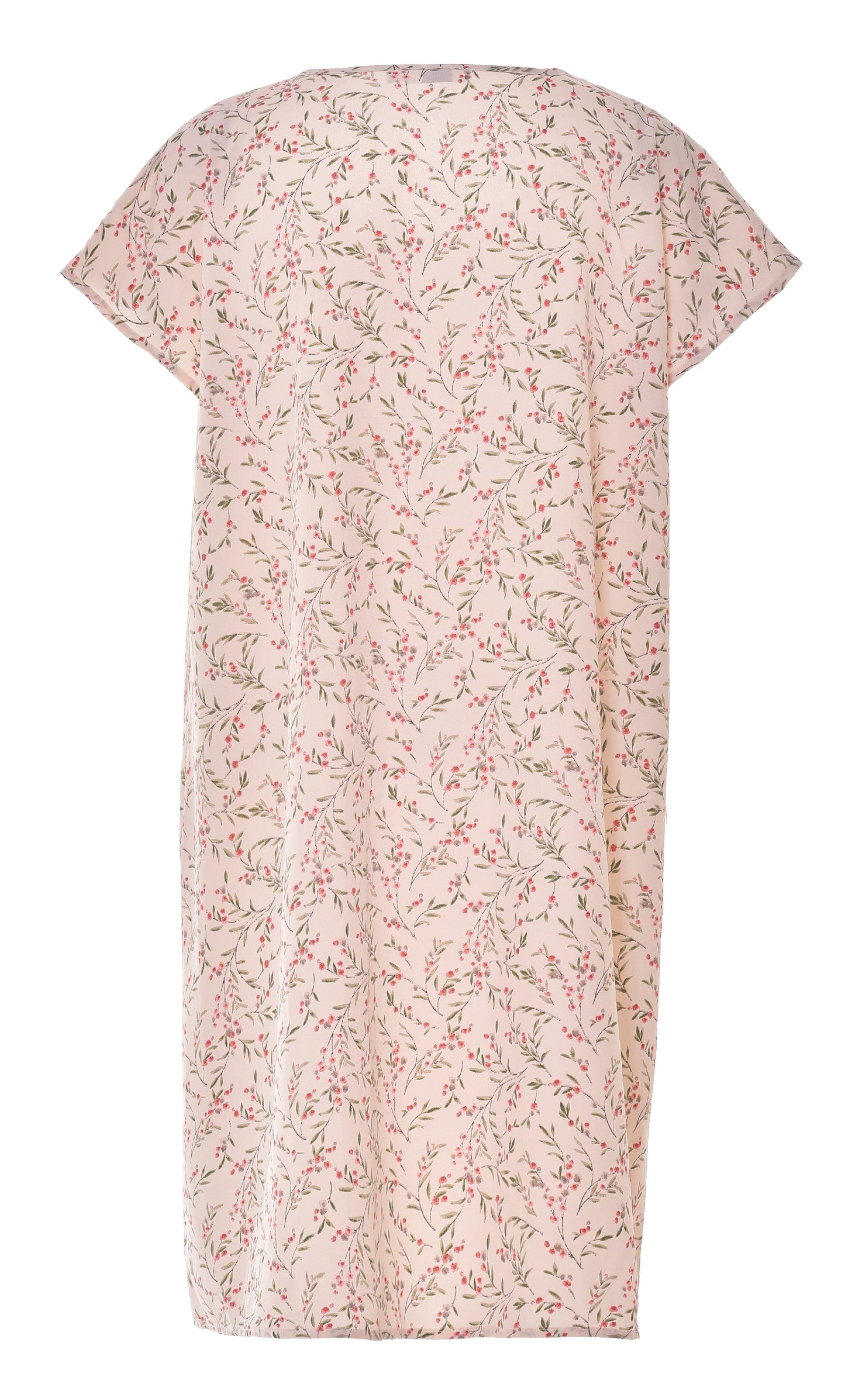 INA Copenhagen Kjole - Tina - White / Rose Flower