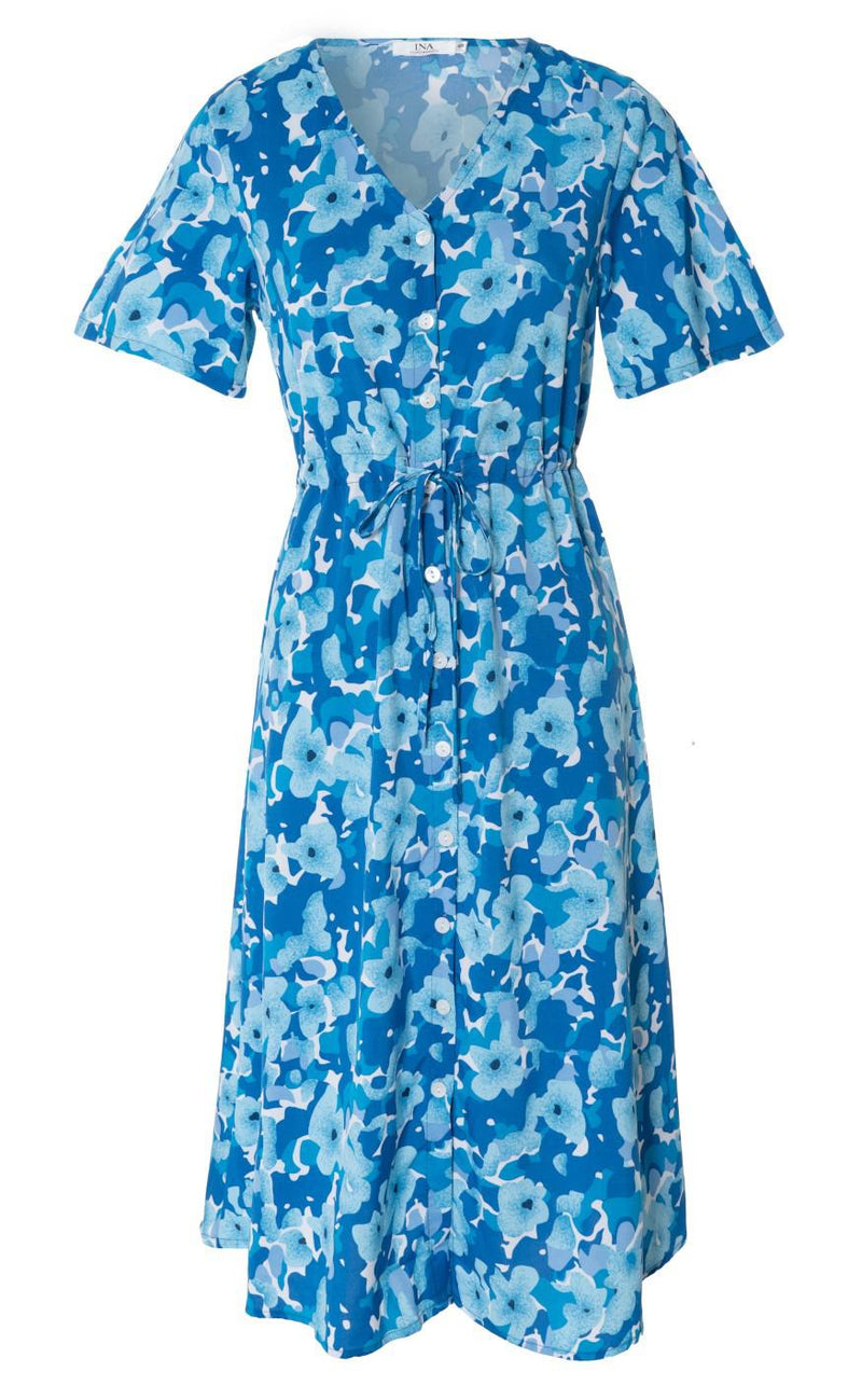 INA Copenhagen Kjole - Victoria - Blue Flower