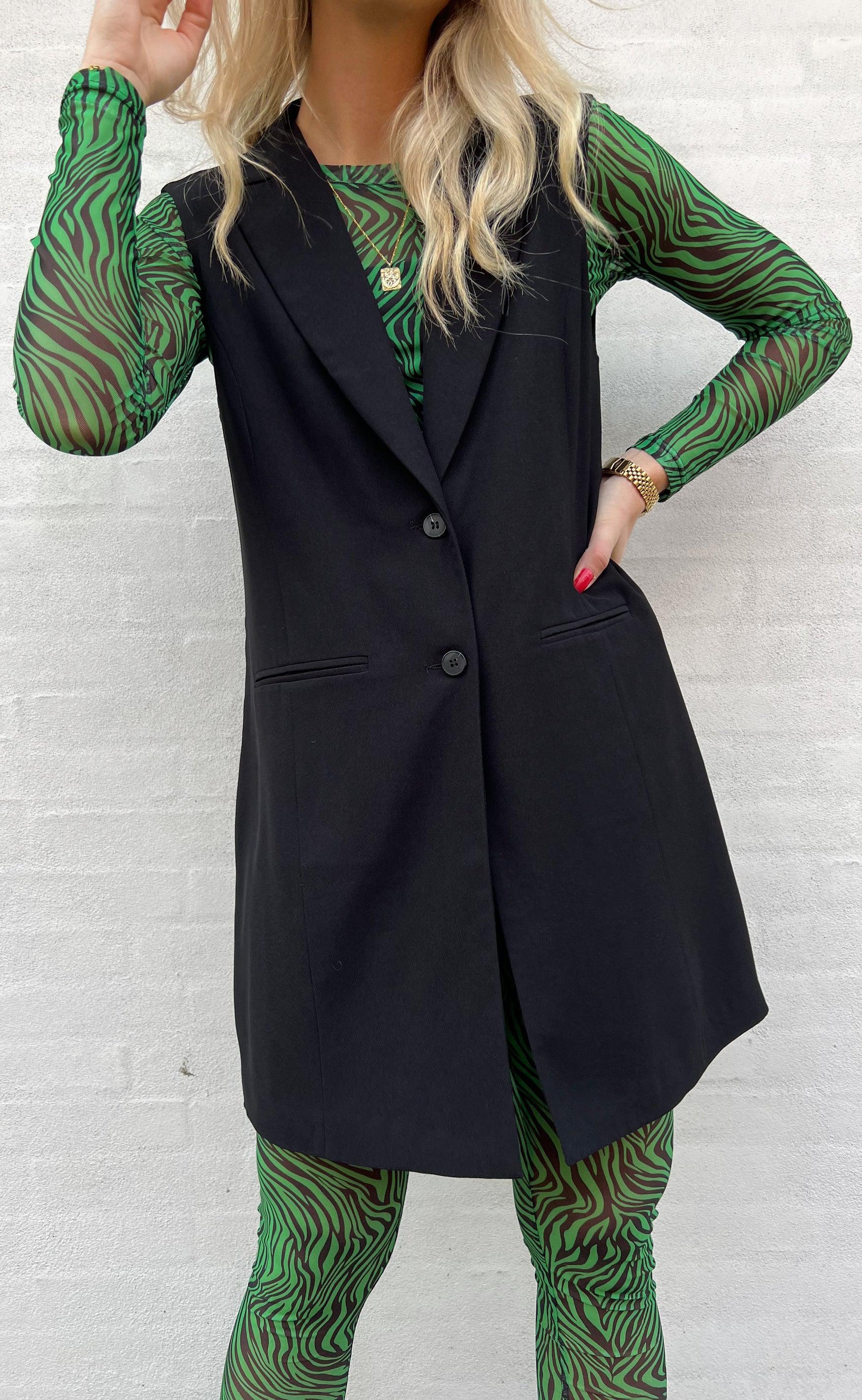 INA Copenhagen Leggings - Sofia - Green Zebra