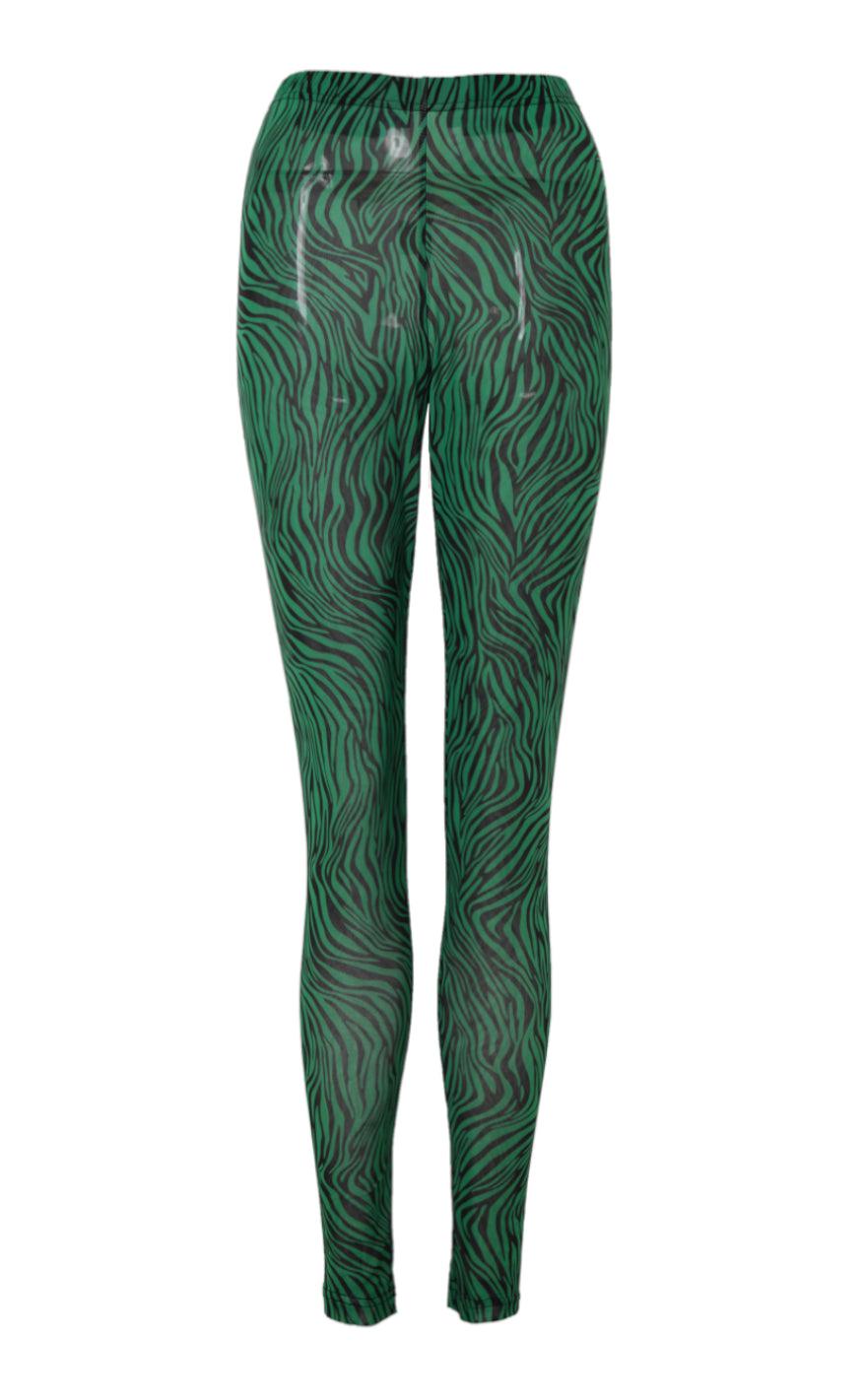 INA Copenhagen Leggings - Sofia - Green Zebra