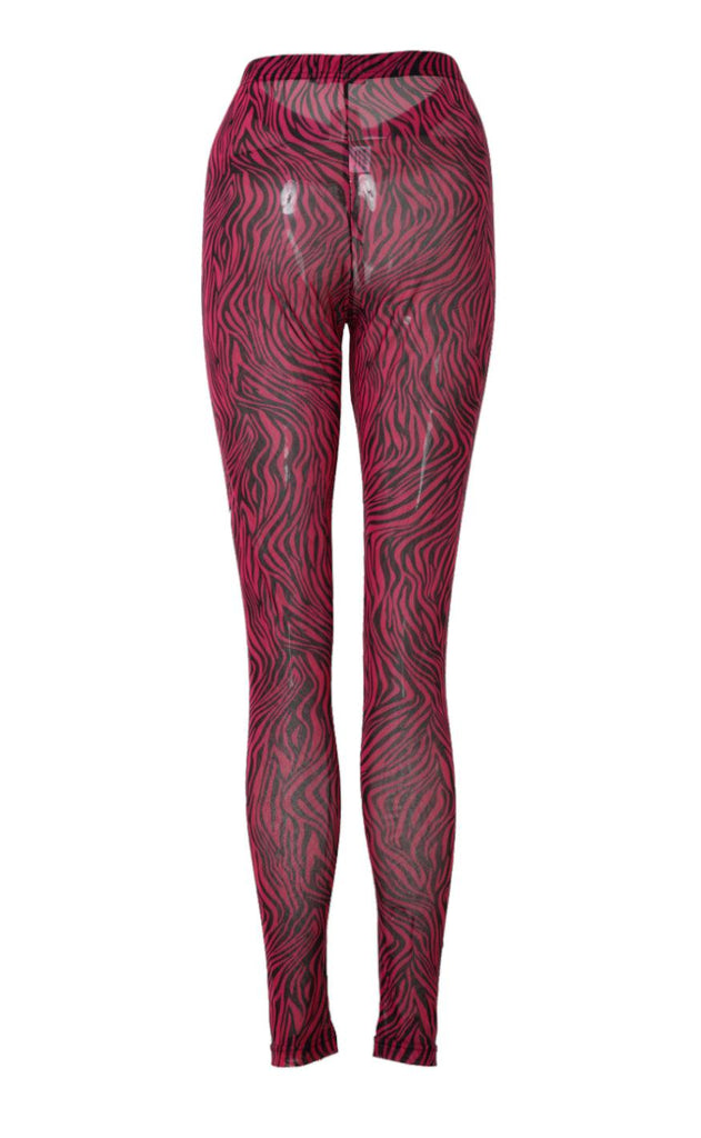 INA Copenhagen Leggings - Sofia - Pink Zebra