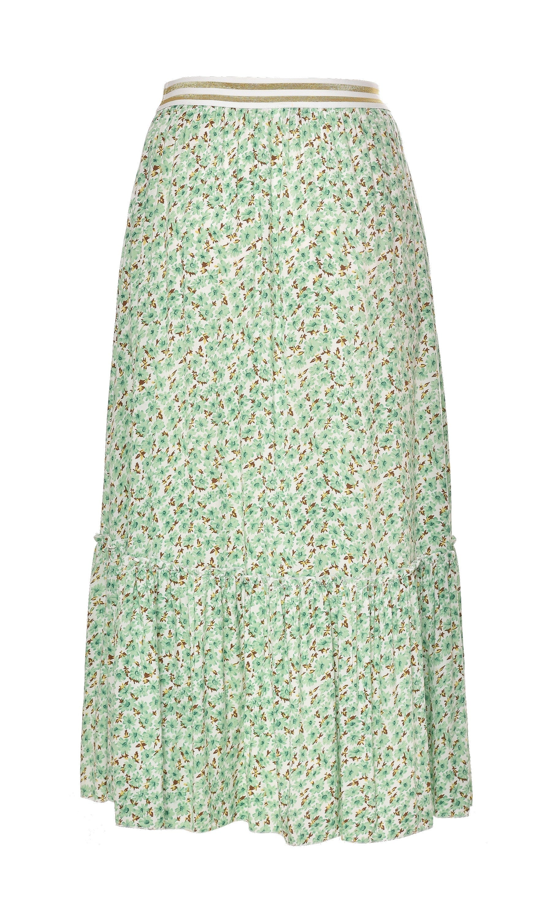 INA Copenhagen Nederdel - Hanna - Mint Green Flower