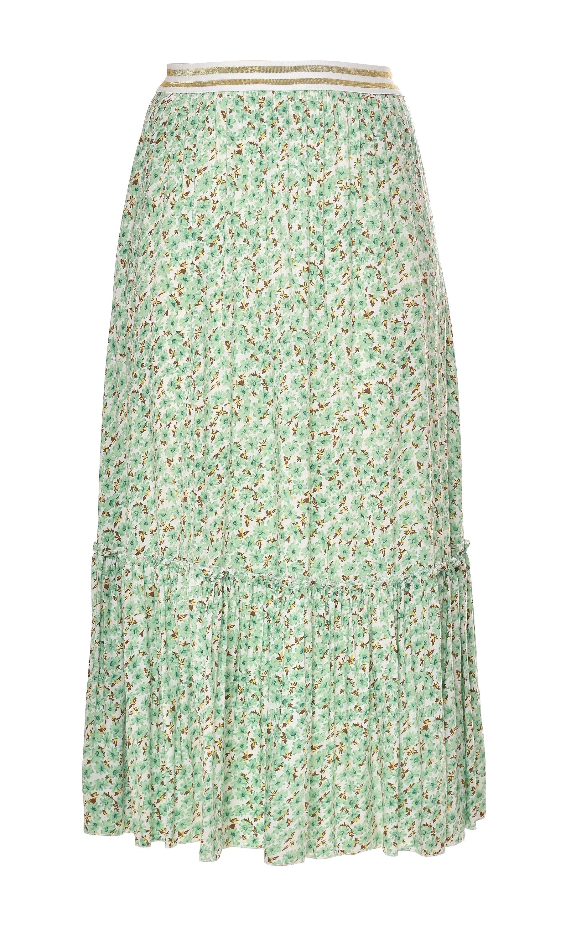 INA Copenhagen Nederdel - Hanna - Mint Green Flower