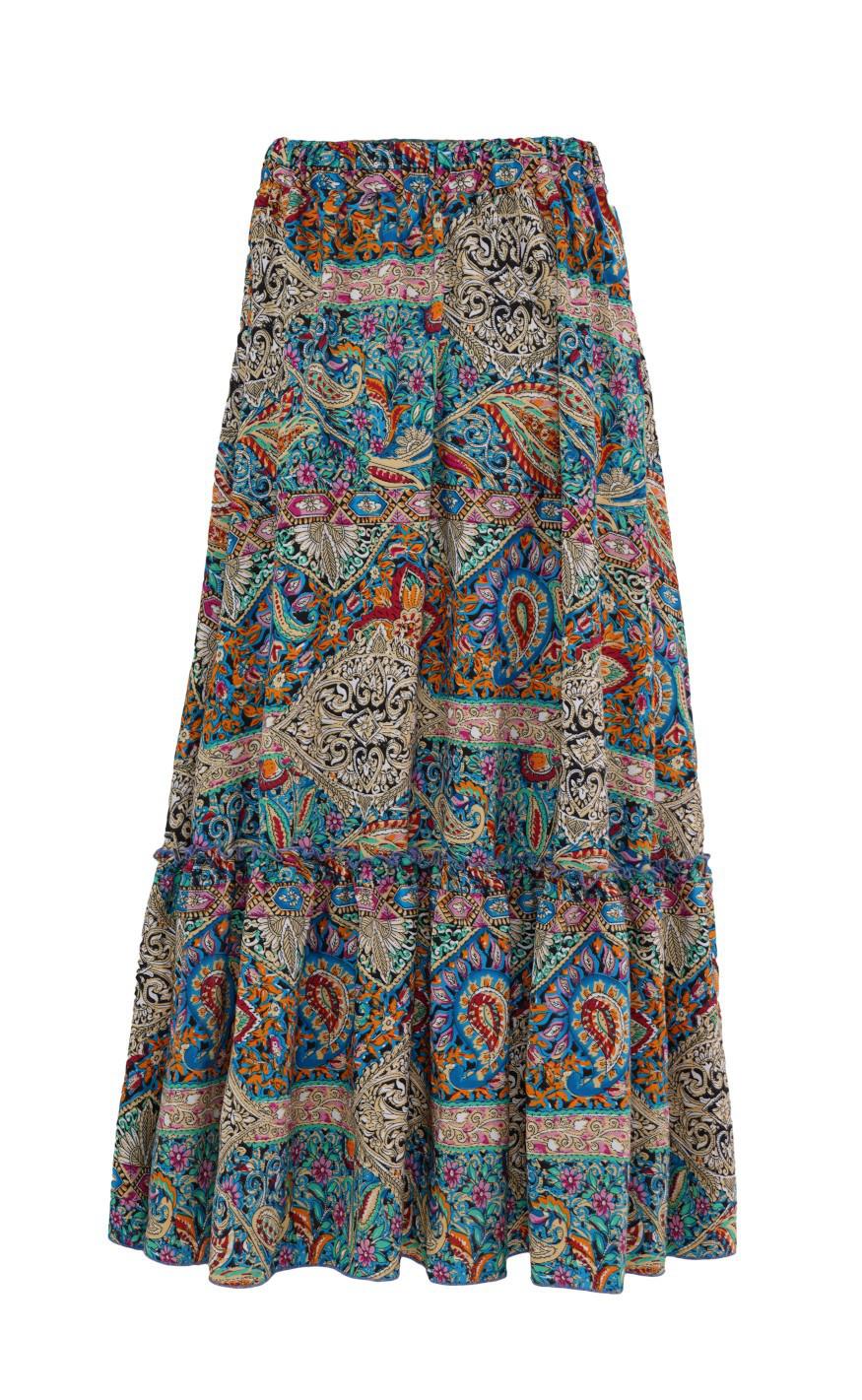 INA Copenhagen Nederdel - Hanna - Mixed Paisley
