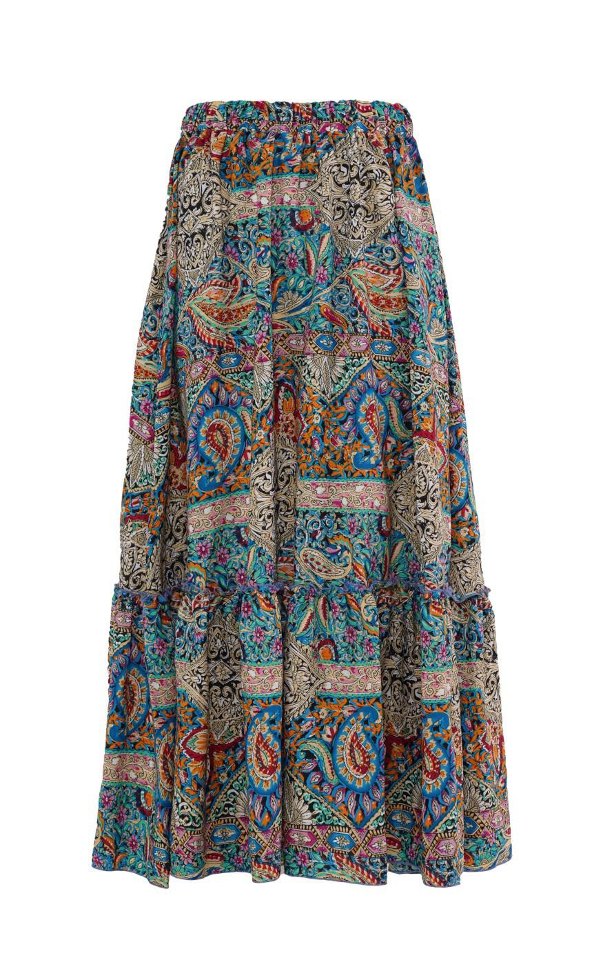 INA Copenhagen Nederdel - Hanna - Mixed Paisley