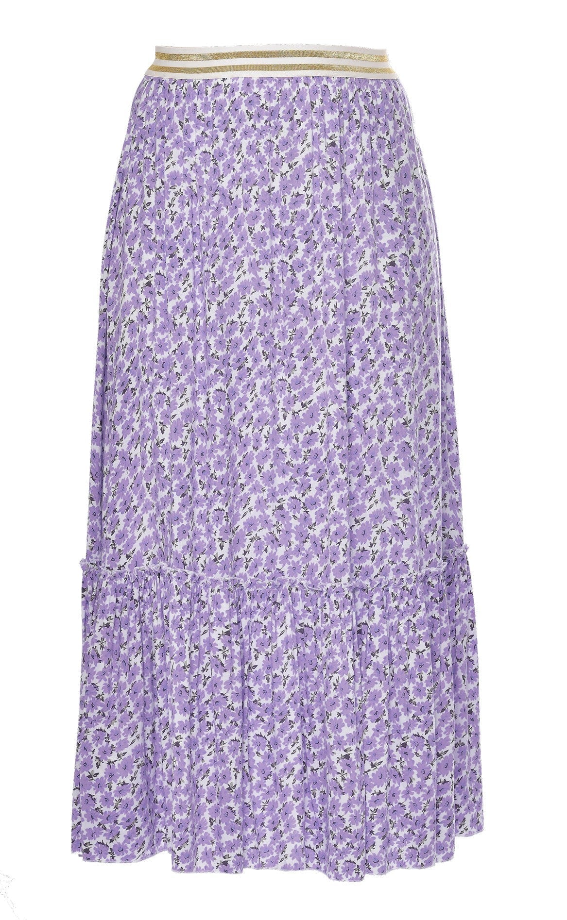 INA Copenhagen Nederdel - Hanna - Purple Flower