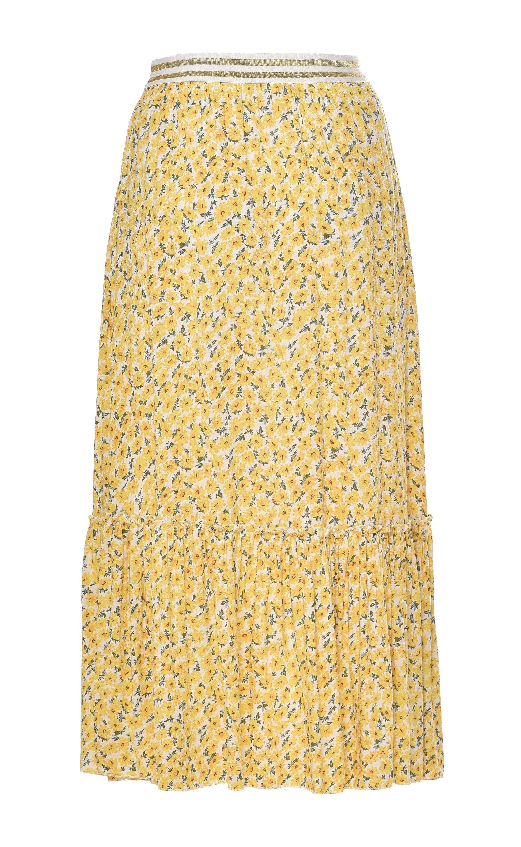 INA Copenhagen Nederdel - Hanna - Yellow Flower