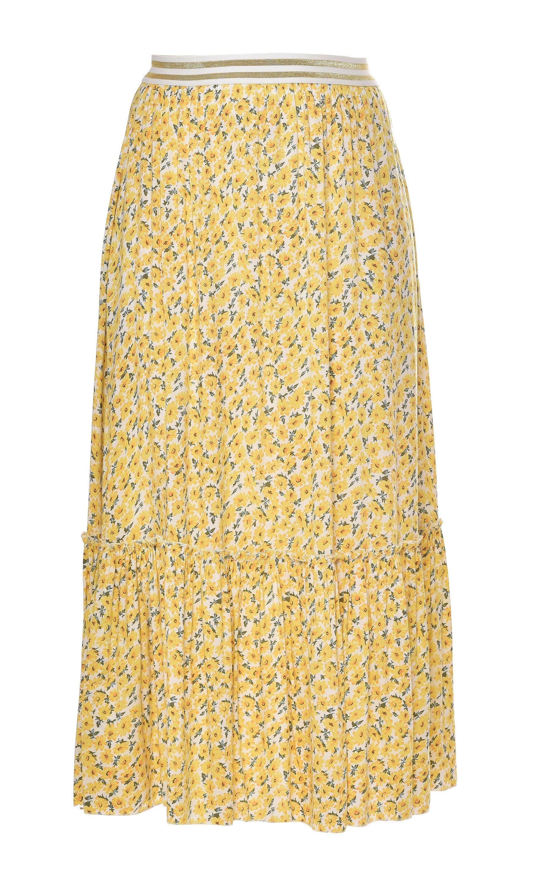 INA Copenhagen Nederdel - Hanna - Yellow Flower