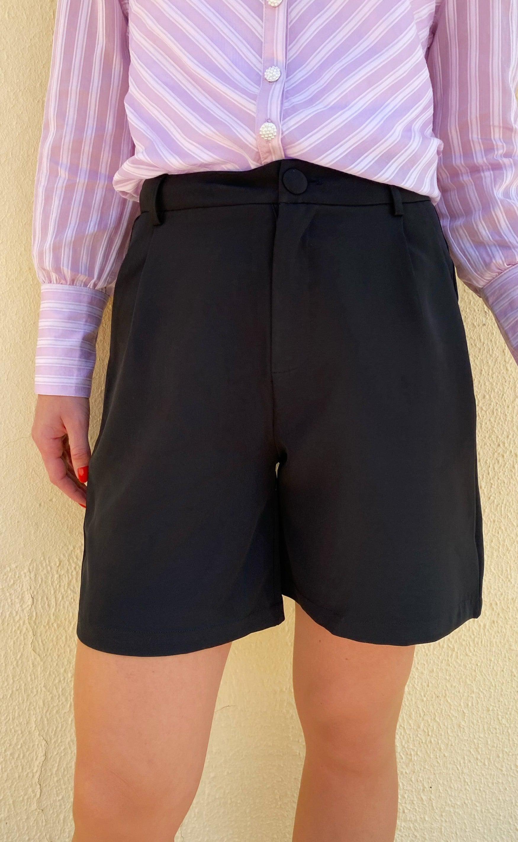 INA Copenhagen Shorts - Mai - Black