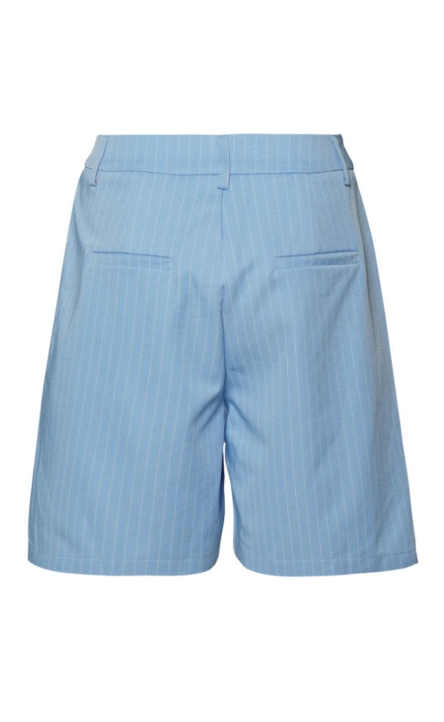 INA Copenhagen Shorts - Mai - Blue Pinstripe
