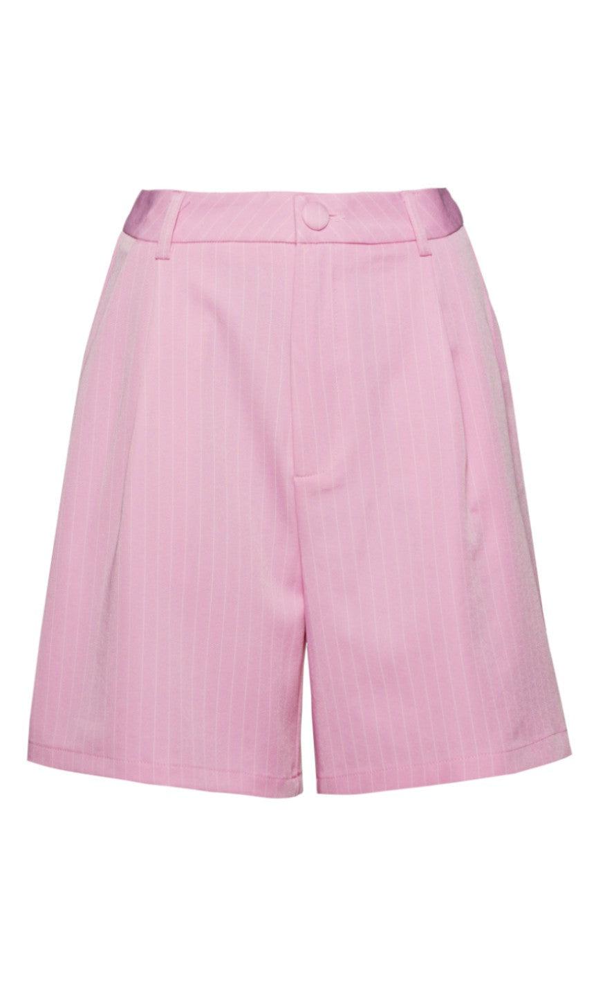 INA Copenhagen Shorts - Mai - Pink Pinstripe