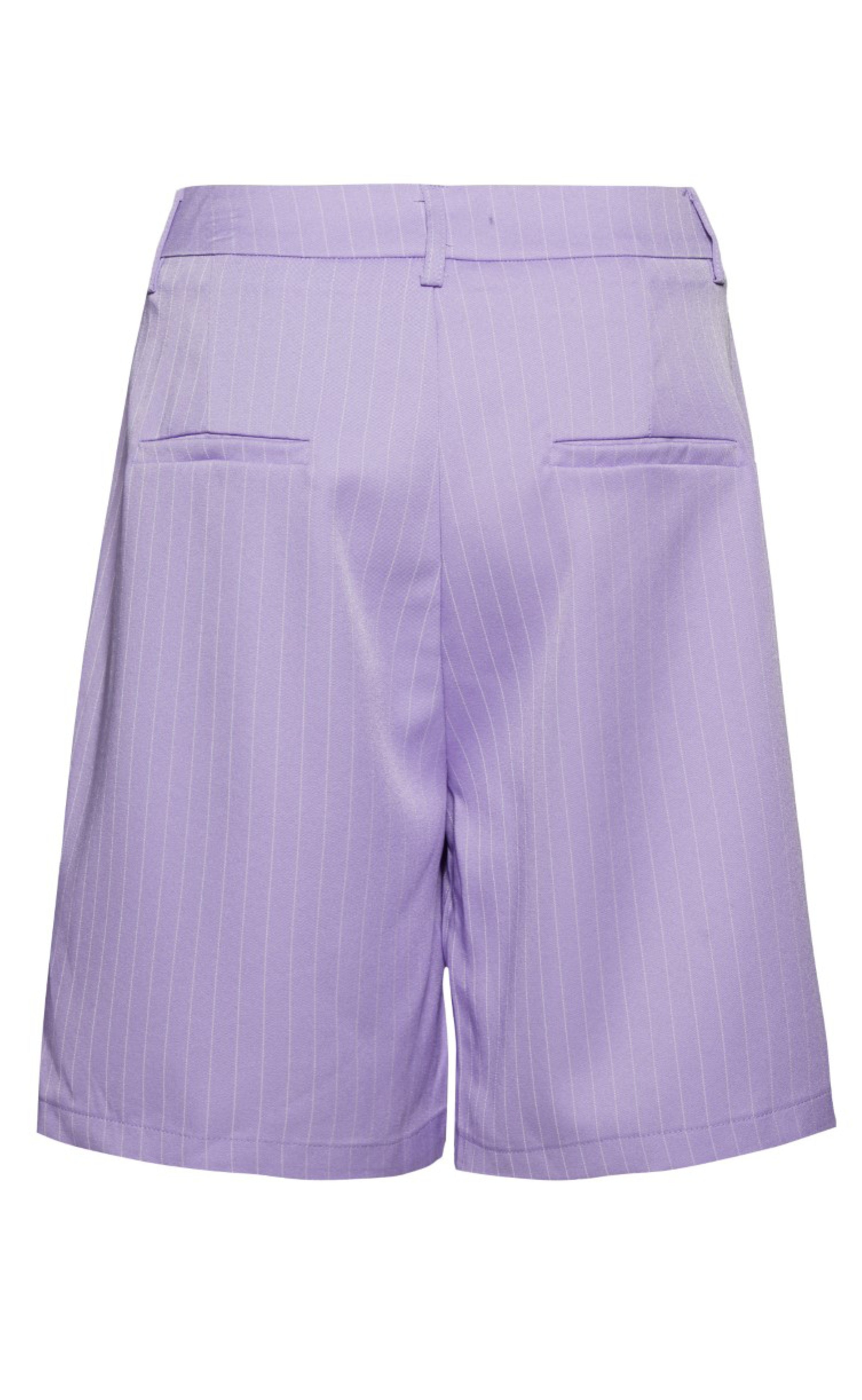 INA Copenhagen Shorts - Mai - Purple Pinstripe