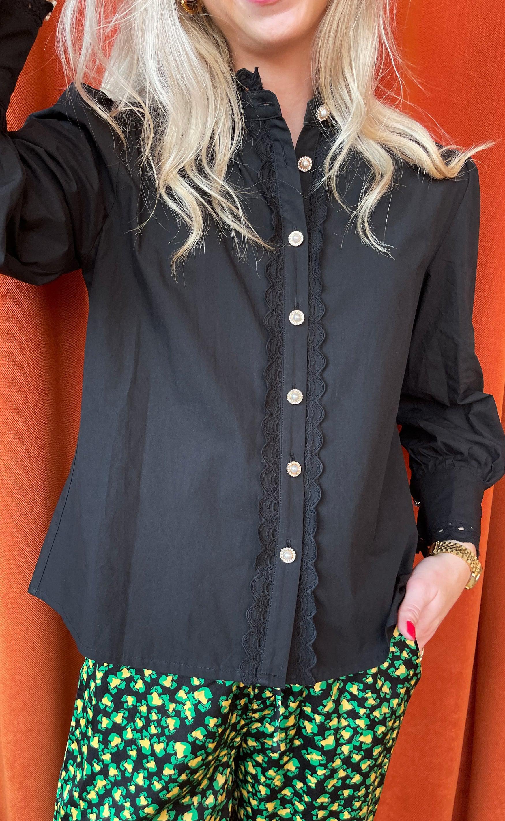 INA Copenhagen Skjorte - Ellie - Black